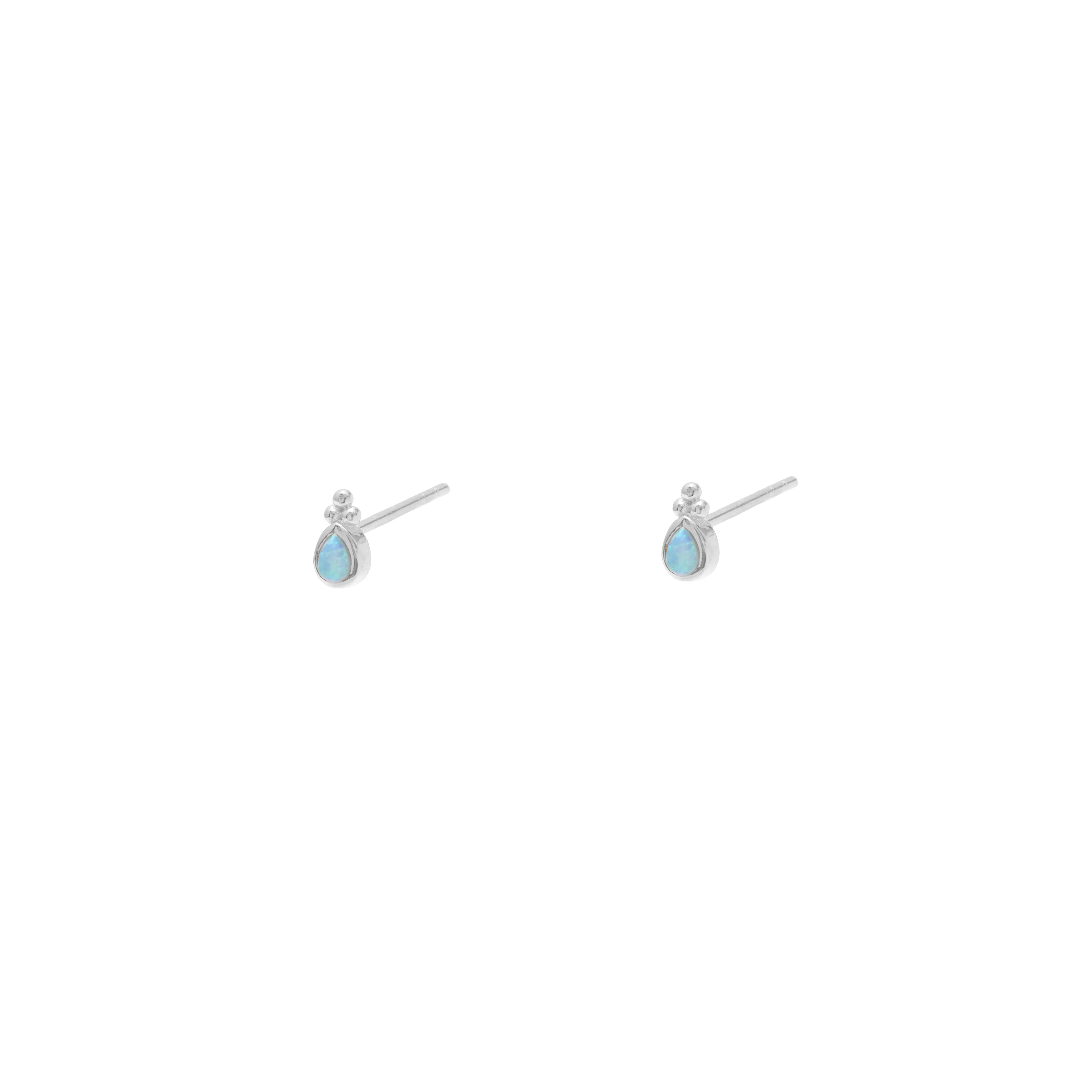 Alno opalite 1 micron gold plated studs - Image 3