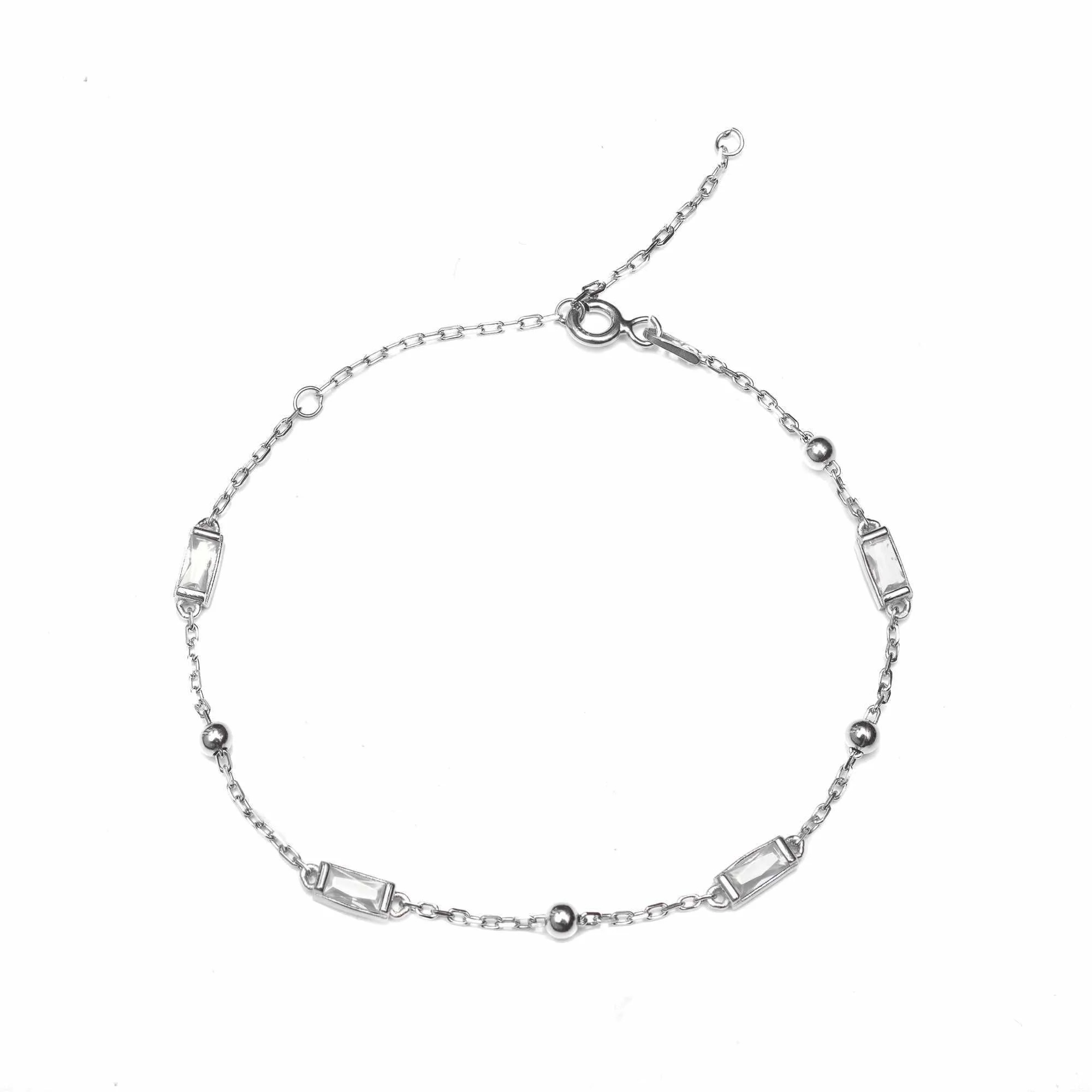 Alo baguette crystal bracelet - Image 4