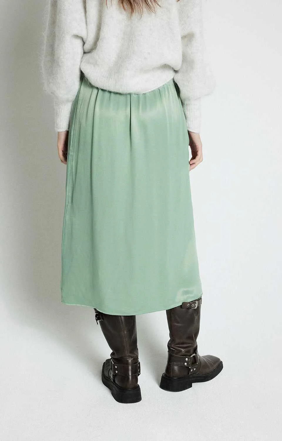 American Vintage Skirt G-UNY13B Sage - Image 3