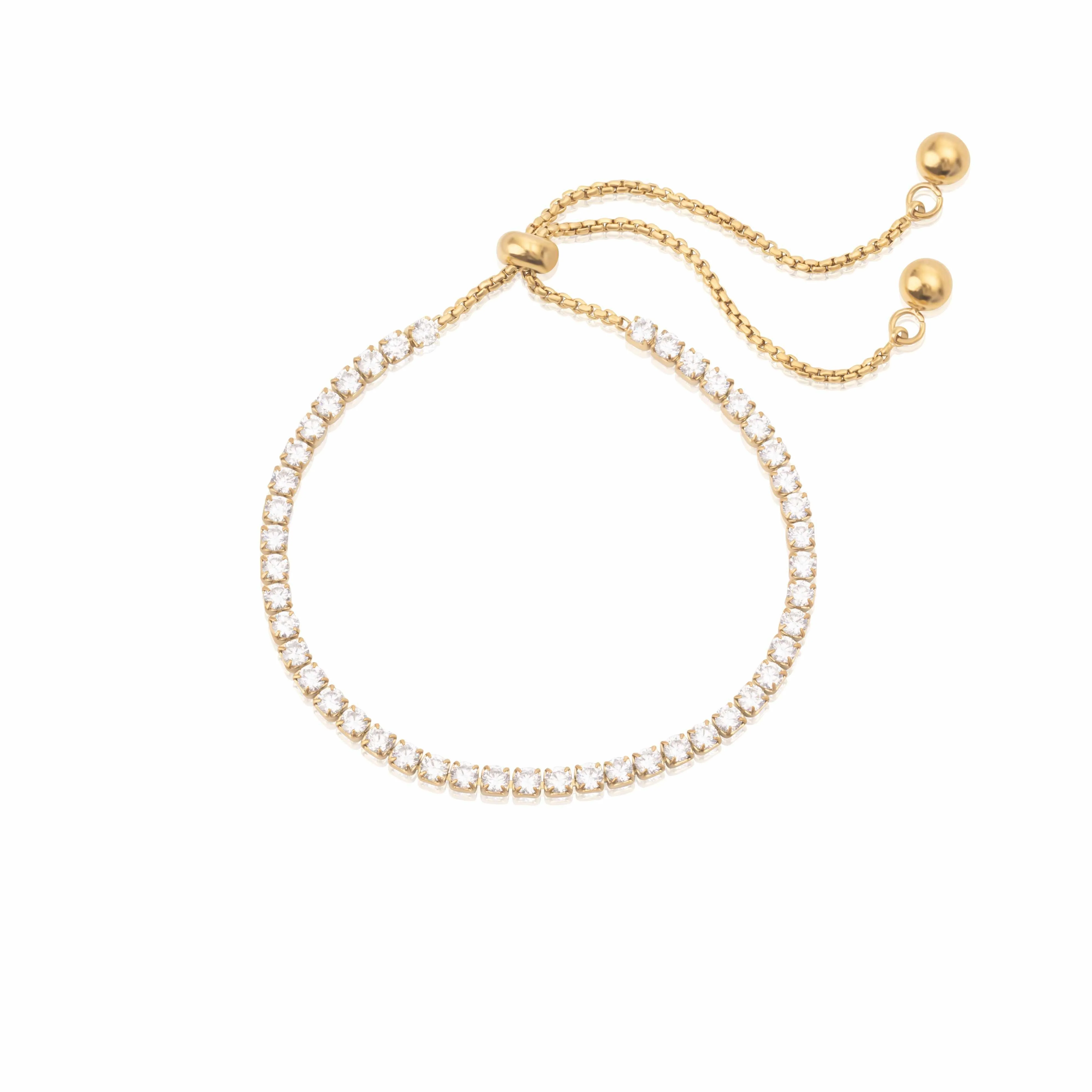 Ardena sliding tennis bracelet