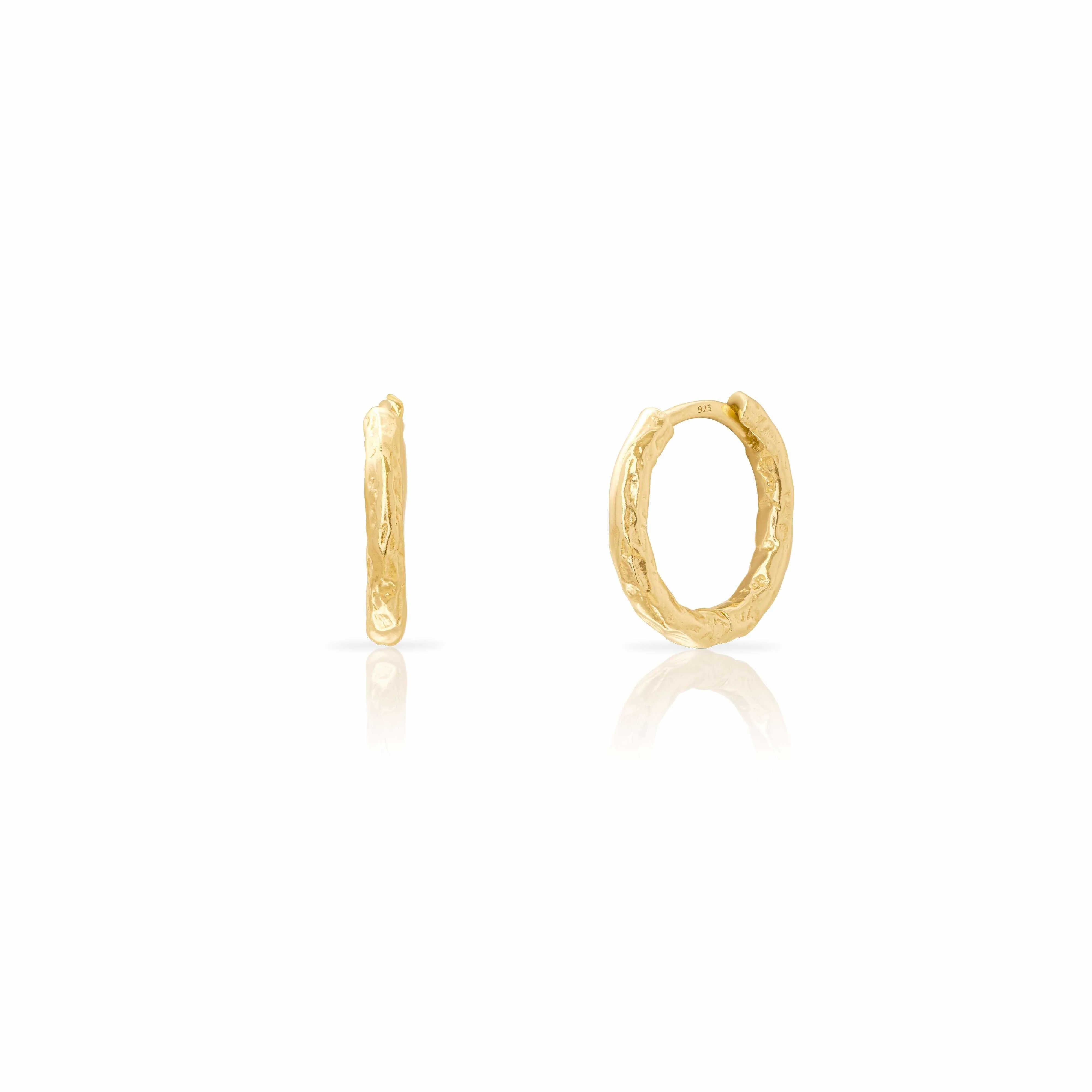 Arro vermeil hoops - Image 3