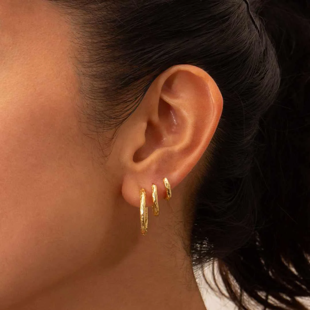 Arro vermeil hoops - Image 6