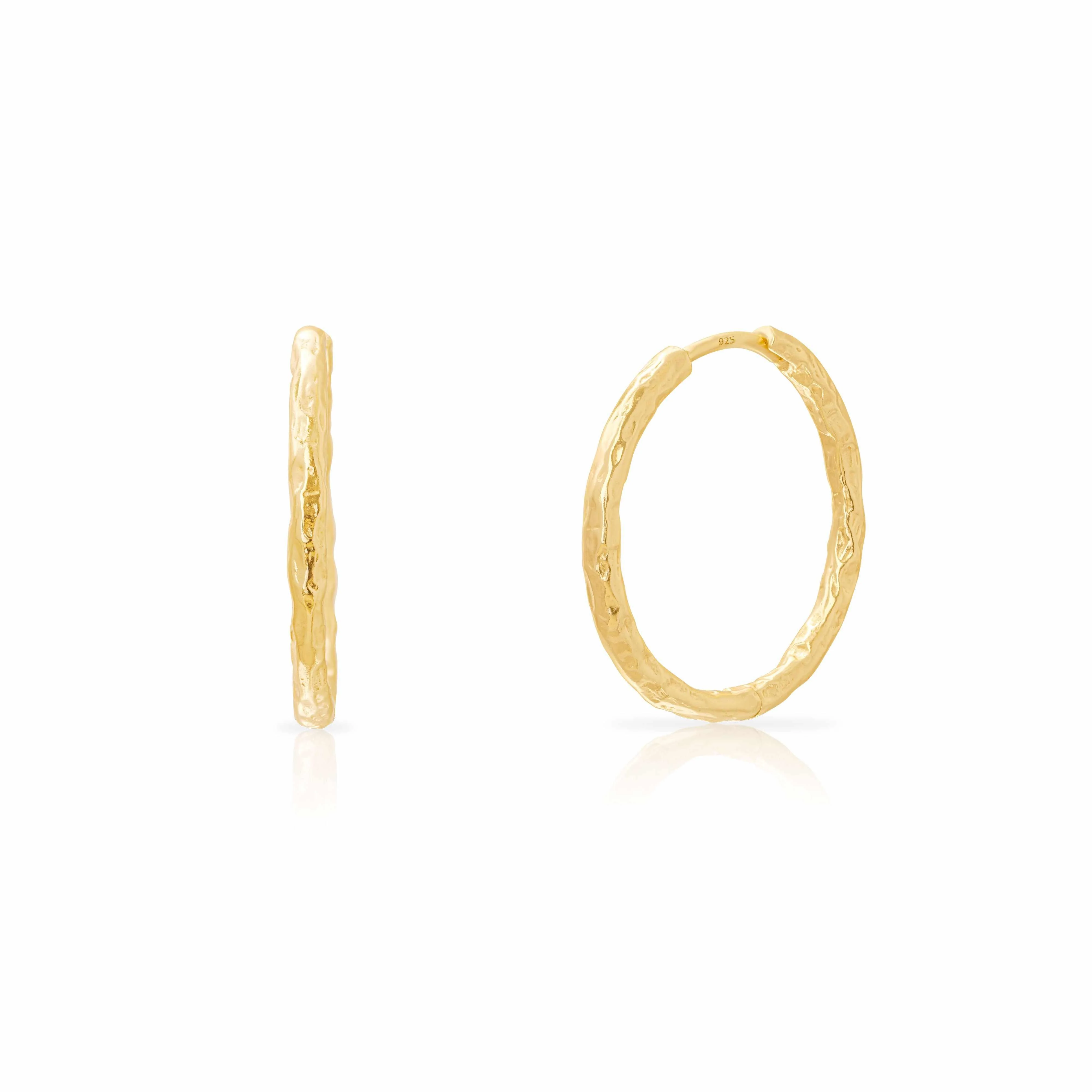 Arro vermeil hoops - Image 8