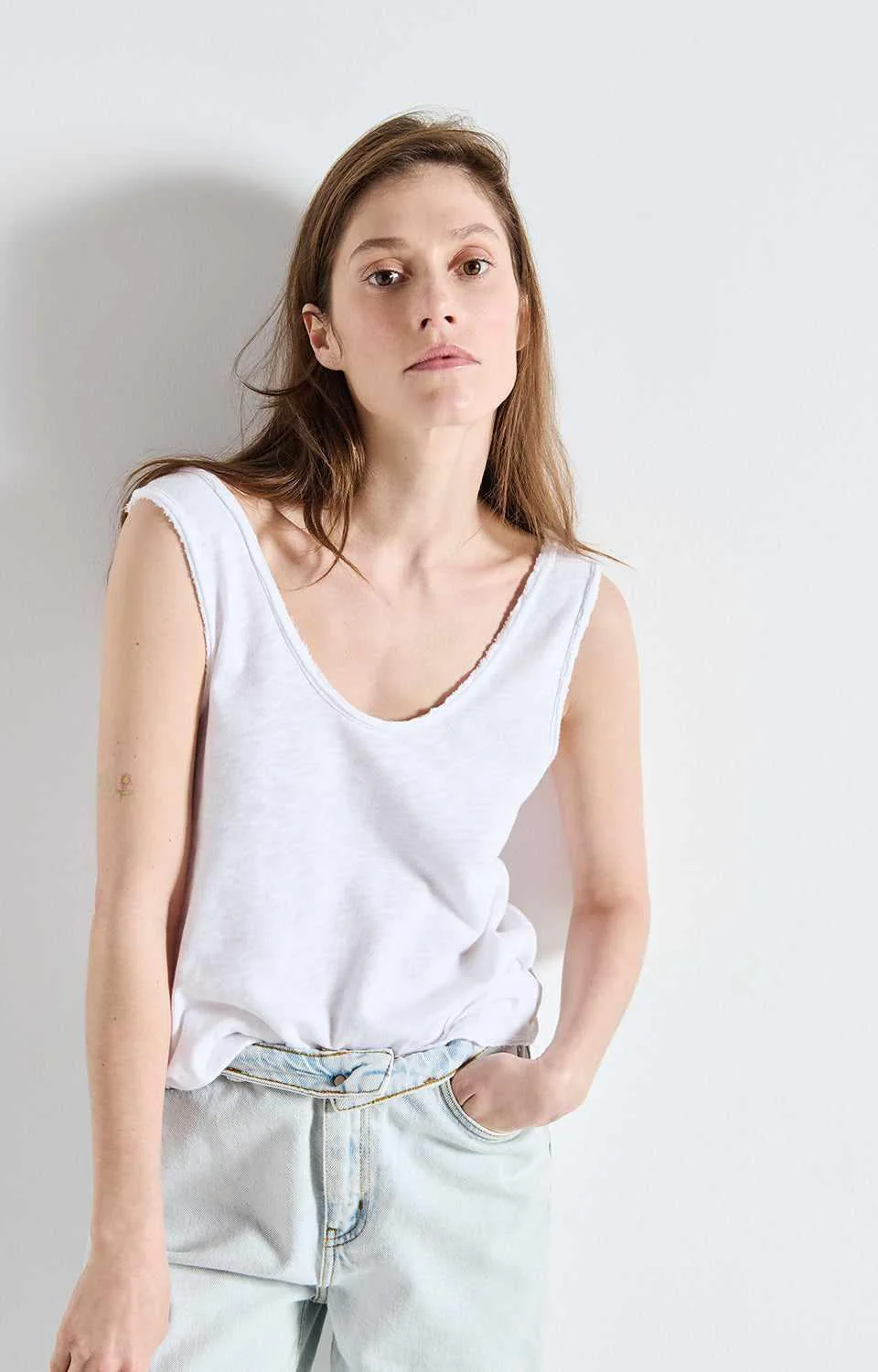 American Vintage G-SON29G β Mid-Length Trapeze Tank Top - Image 4