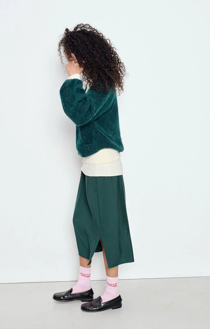 American Vintage Pullover | Cypress Black Melange | NUN18D - Image 3