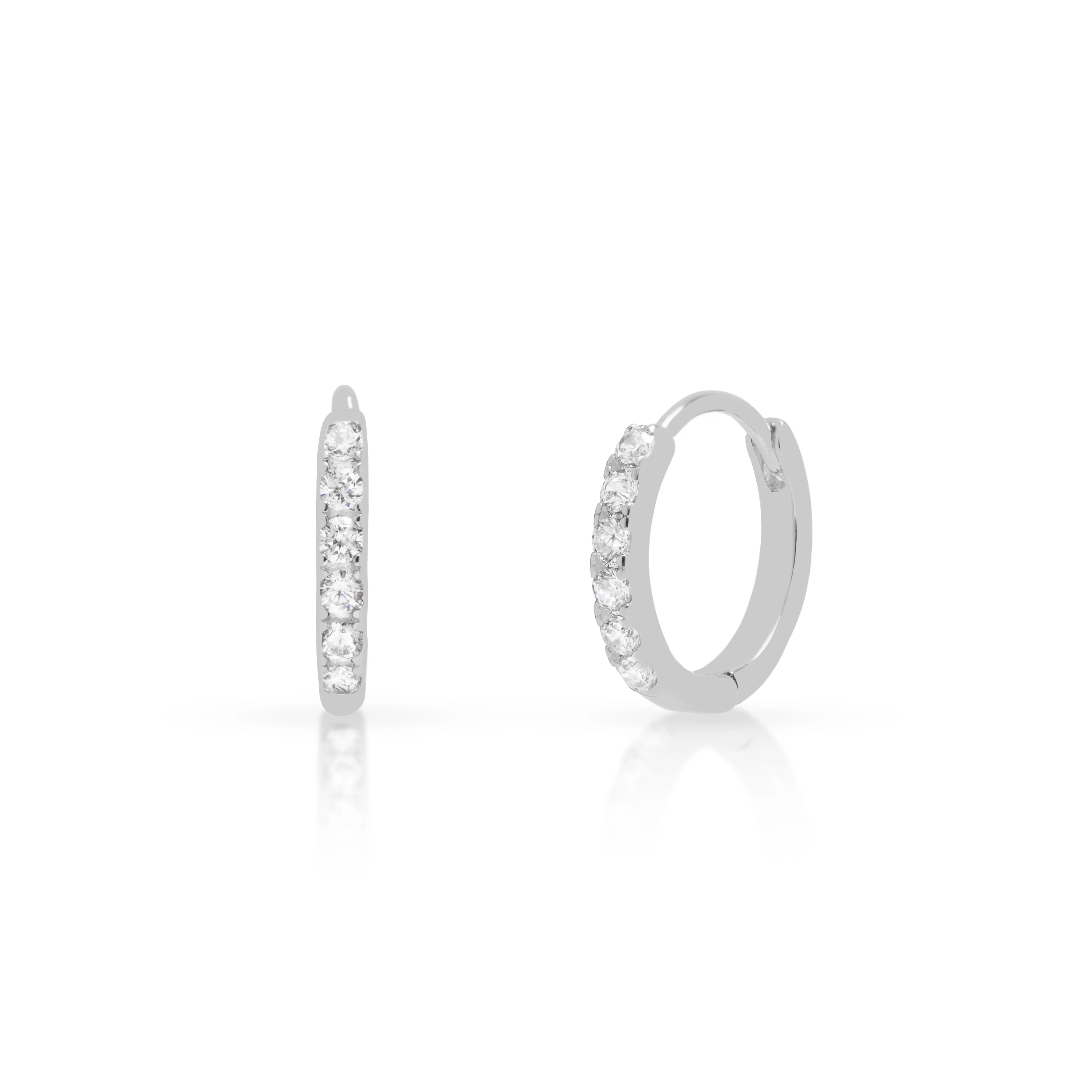 Avah Huggie Earrings Stack - Image 4