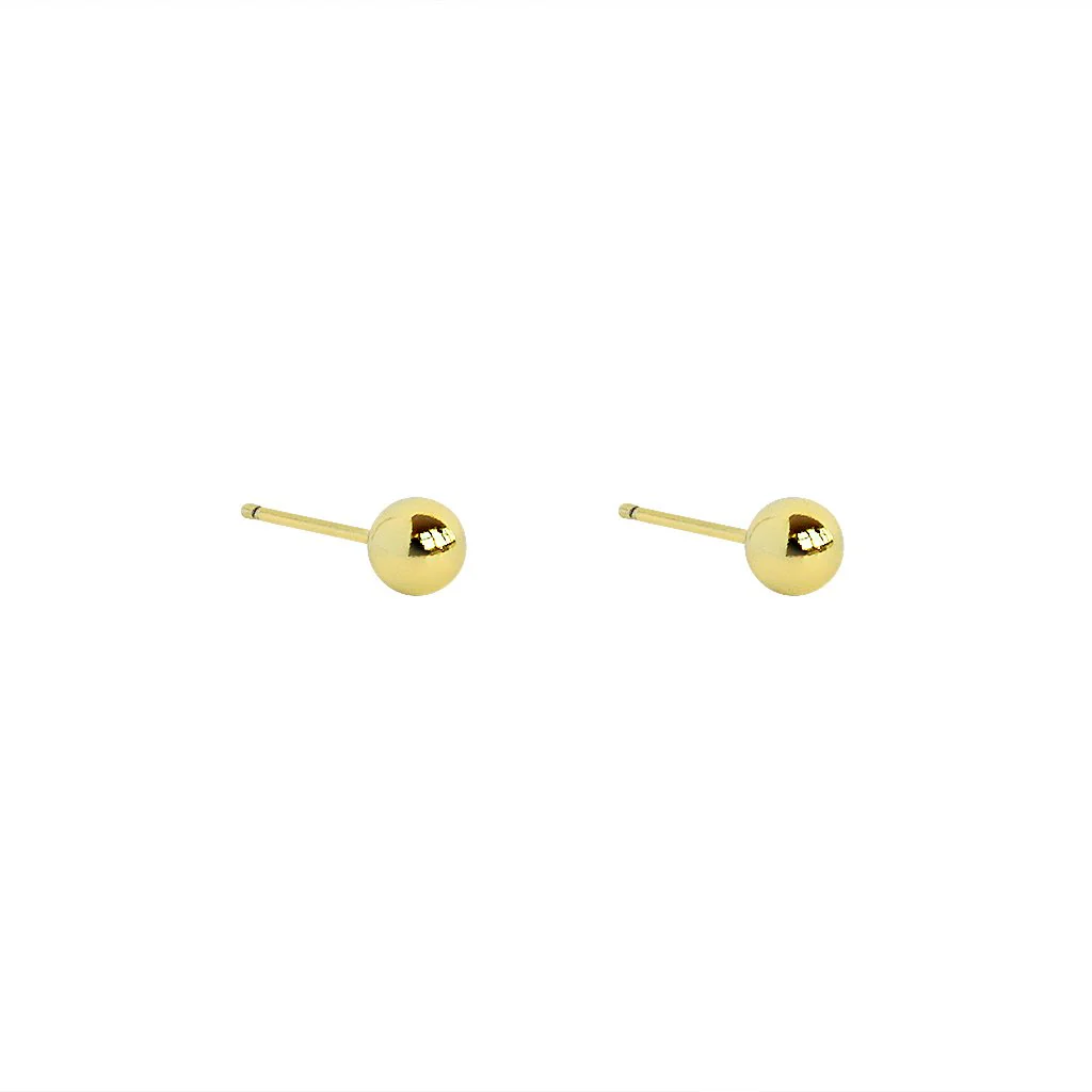 Ball Gold Studs - Image 6
