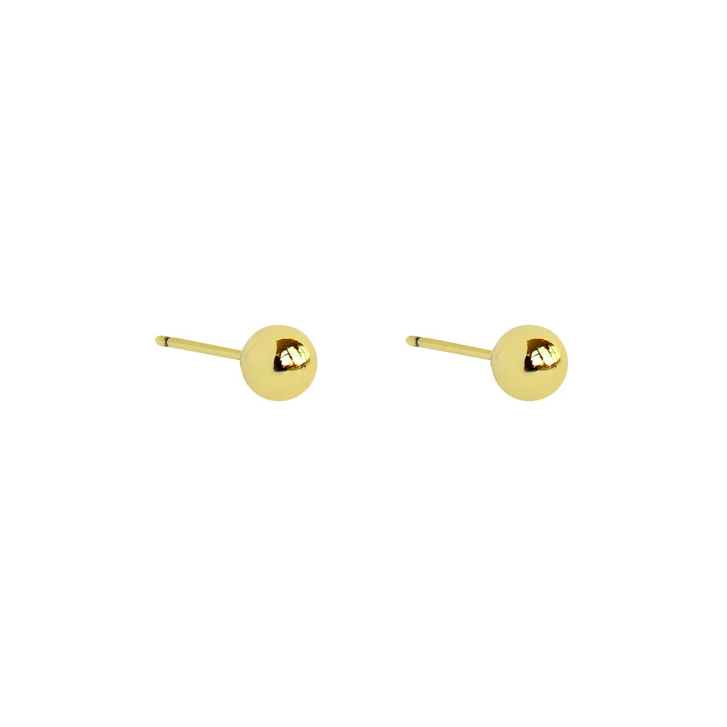 Ball Gold Studs - Image 7