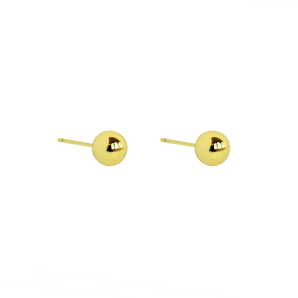 Ball Gold Studs - Image 8