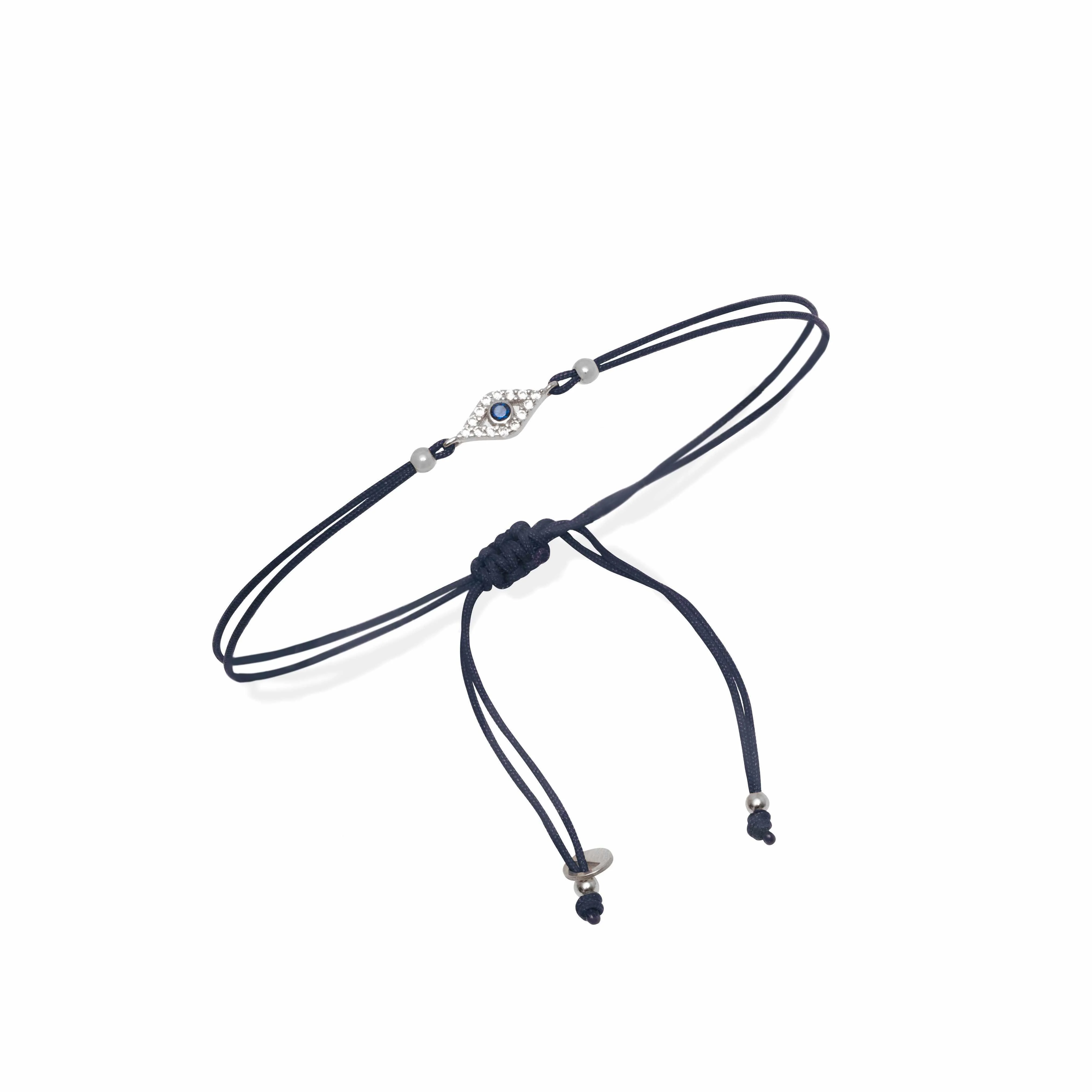 Bartos evil eye crystal thread bracelet - Image 4