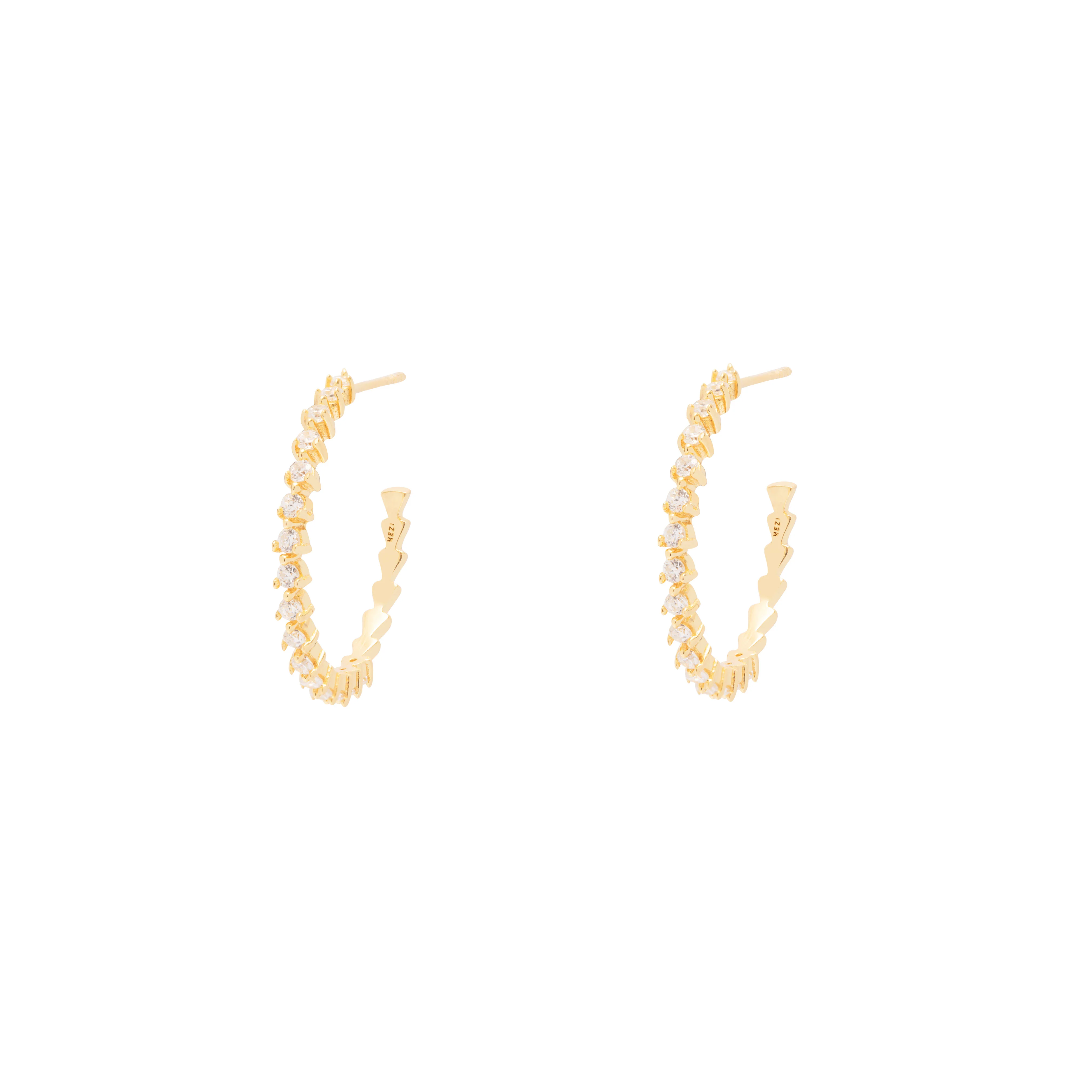Benya crystal hoops - Image 2