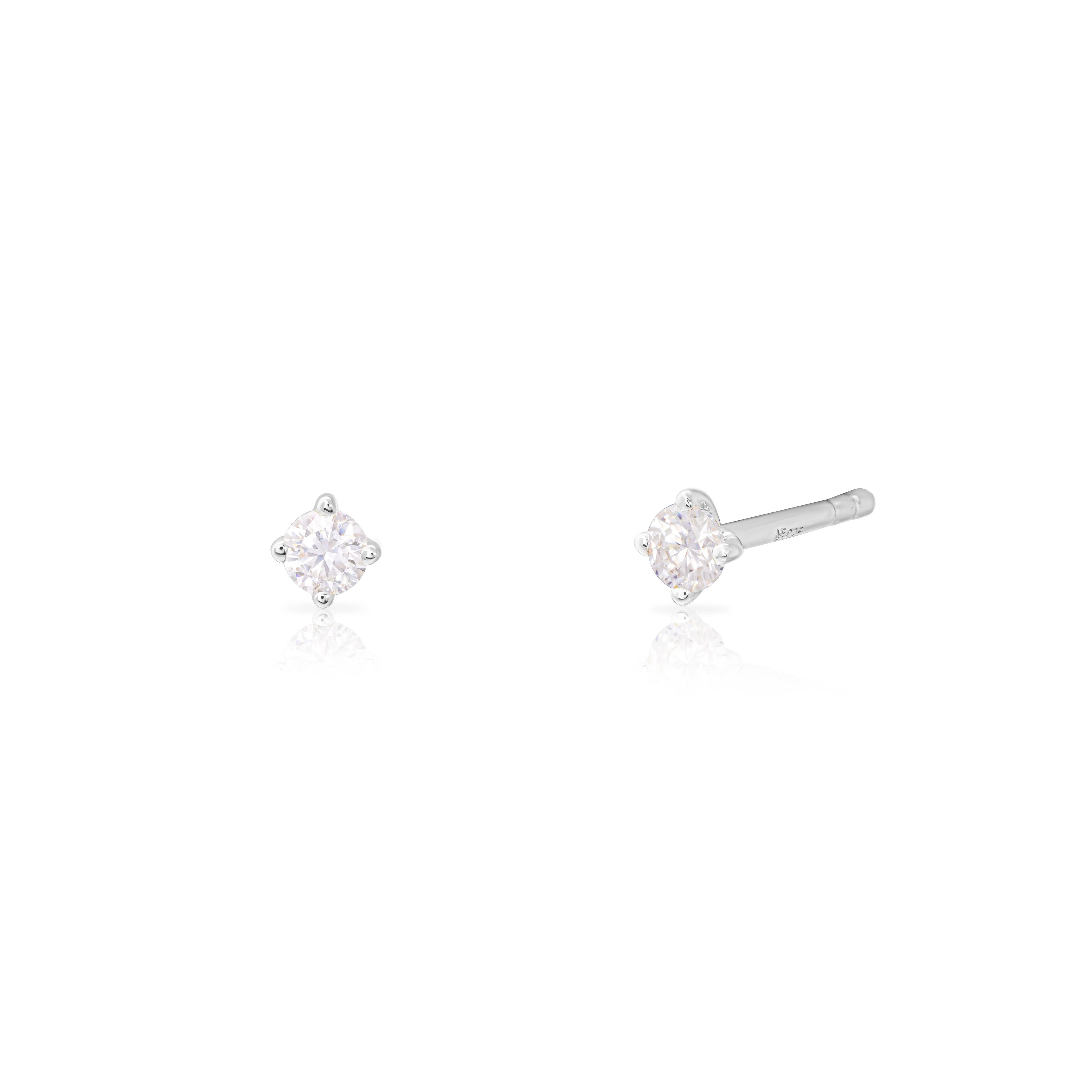Brila Moissanite Studs Earrings - Image 6