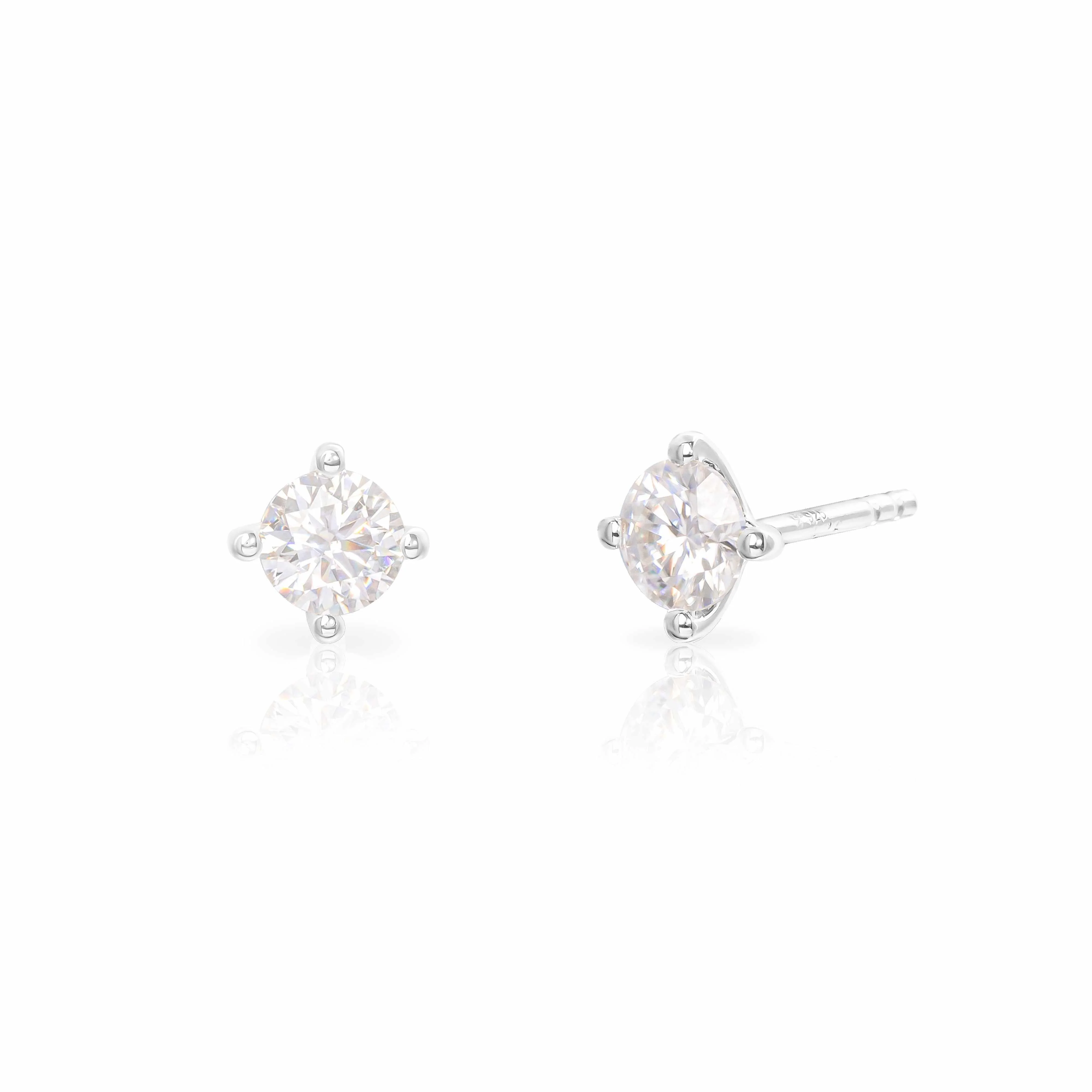 Brila Moissanite Studs Earrings - Image 8