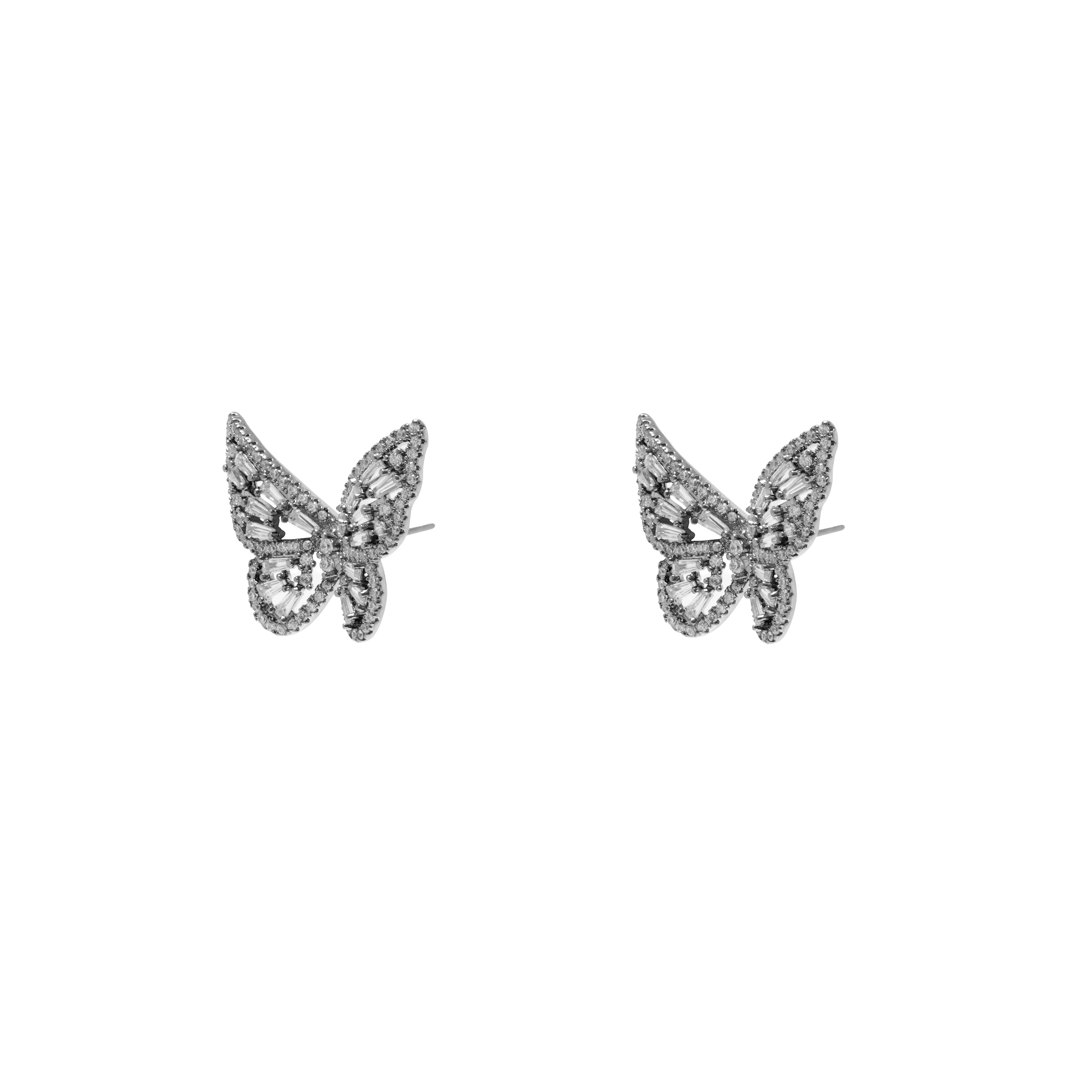 Butterfly filigree crystal studs - Image 3