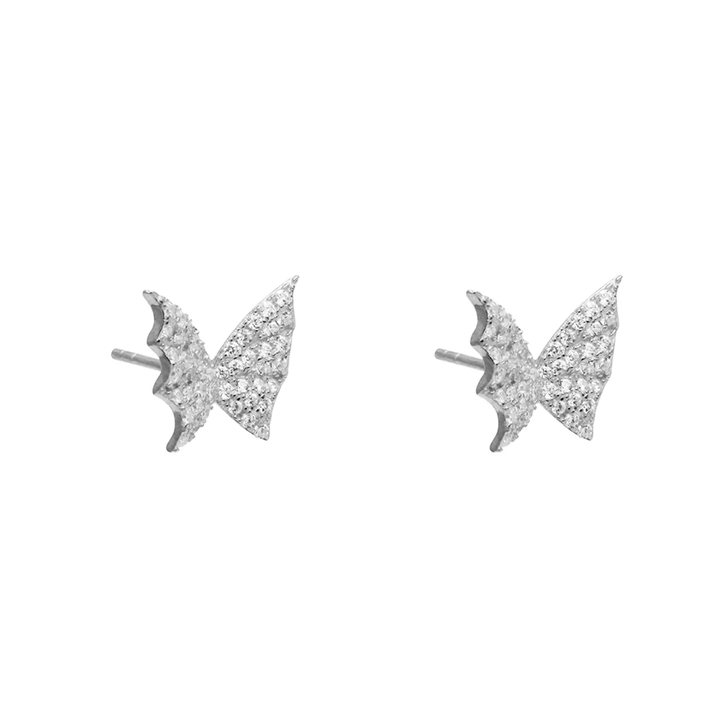 Butterfly crystal studs - Image 2