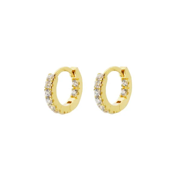 Carina cubic zirconia hoops