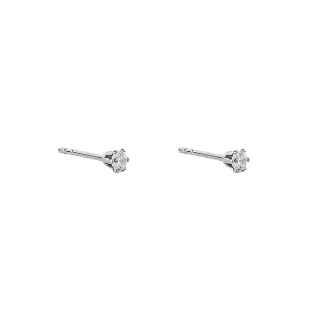 Mabel ii 3mm crystal stud earrings - Image 3