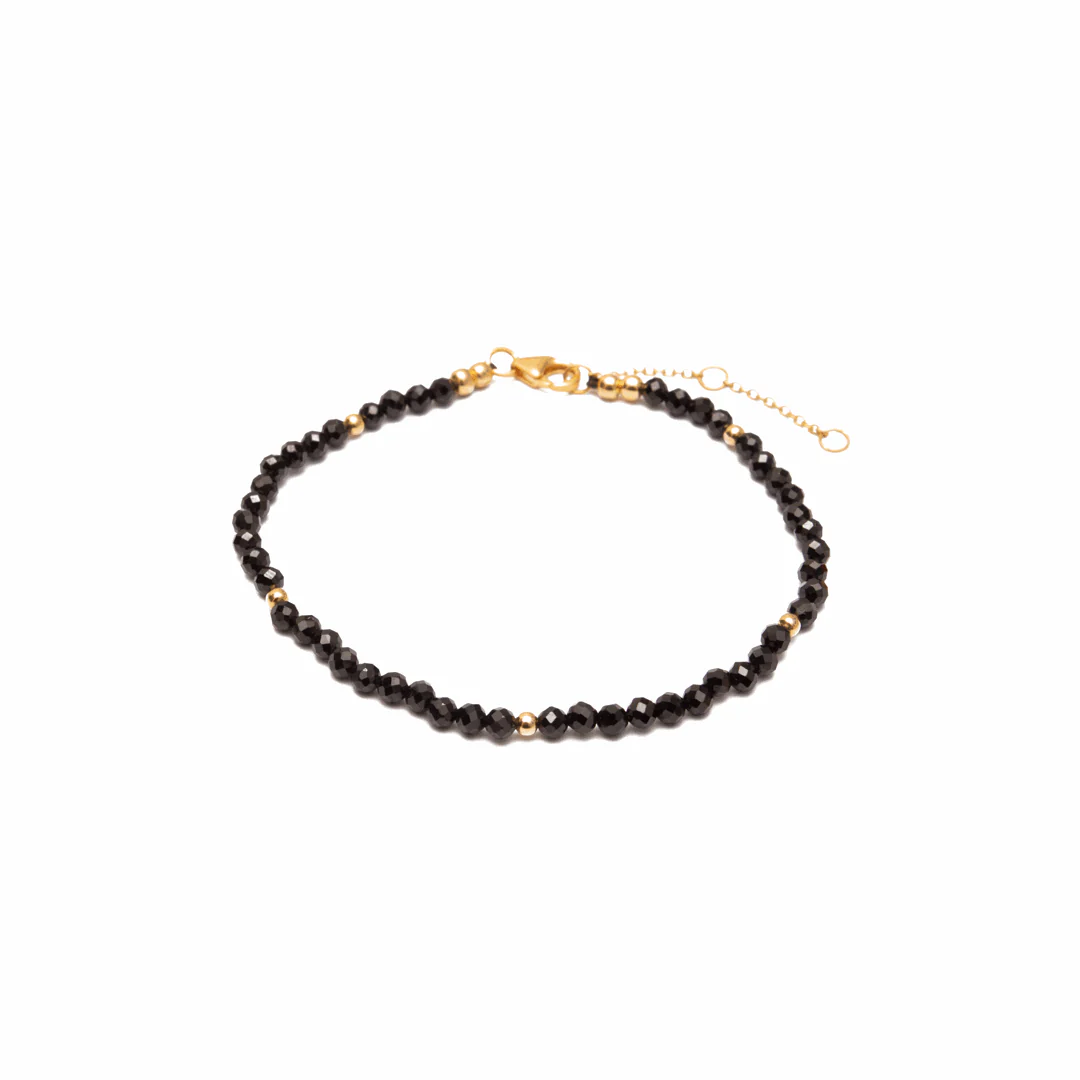 Klara gold vermeil semi precious anklet - Image 6