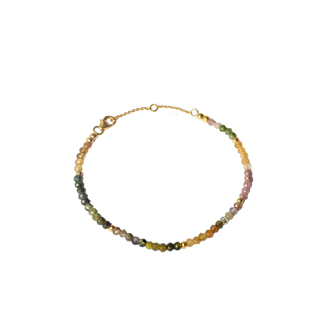 Klara gold vermeil semi precious anklet - Image 9