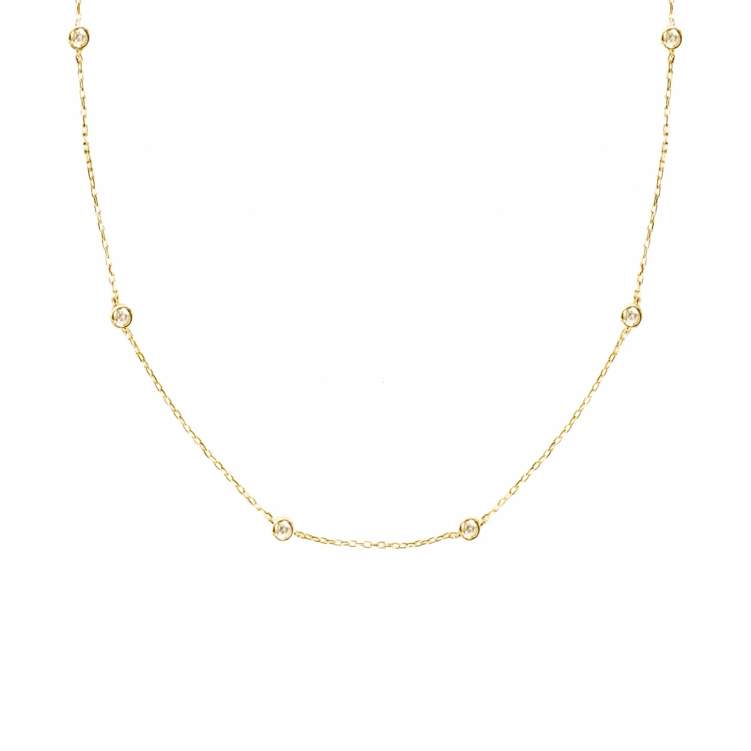 Dena eyelet crystal necklace - Image 3