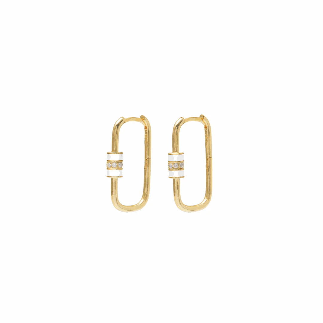 Desperada enamel rectangle hoops