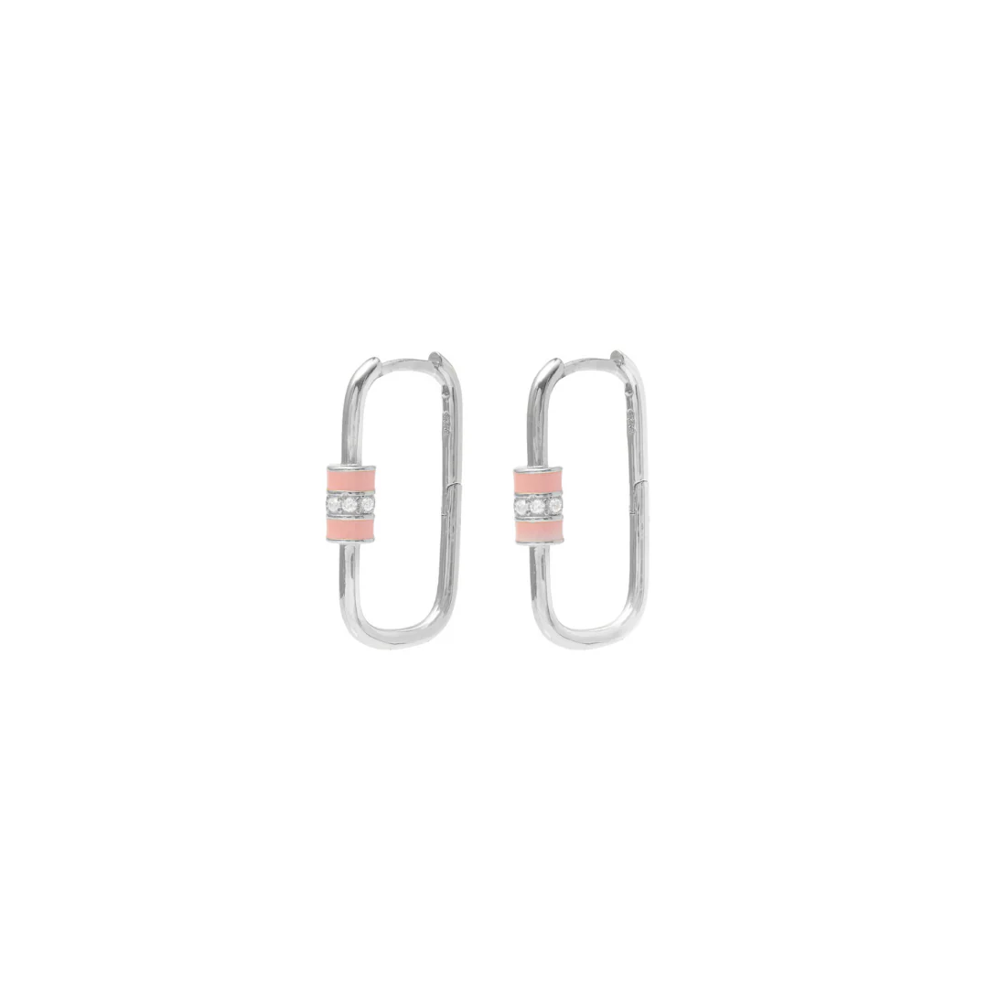 Desperada enamel rectangle hoops - Image 5