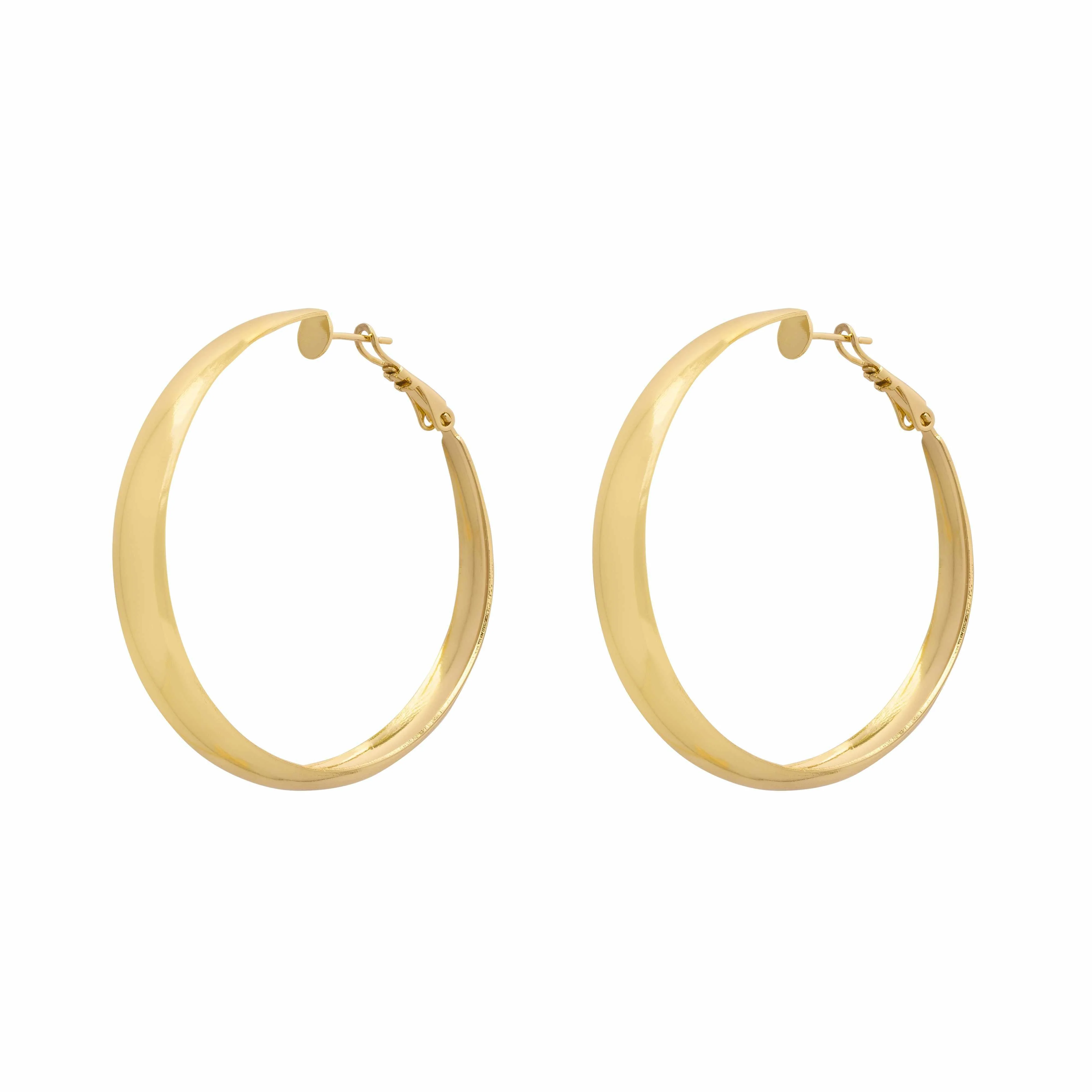 Eadie hoop earrings