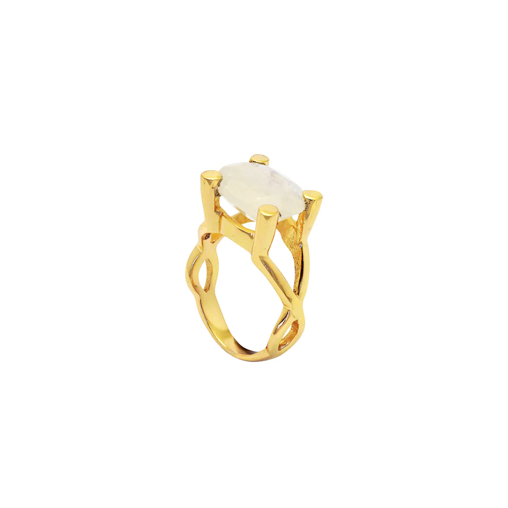 Easton 2 micron gold semi-precious ring - Image 3