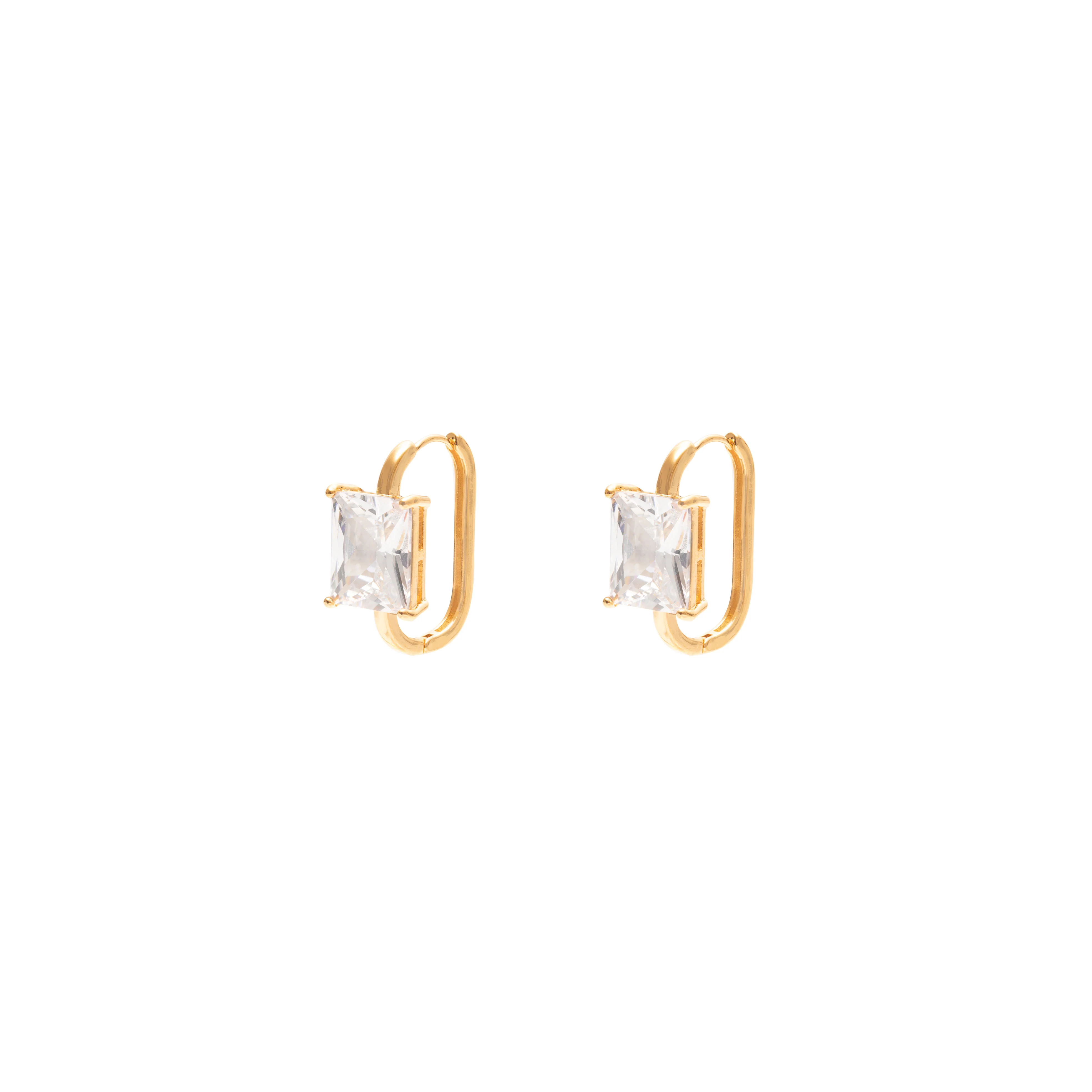 Elvira crystal hoop earrings - Image 6