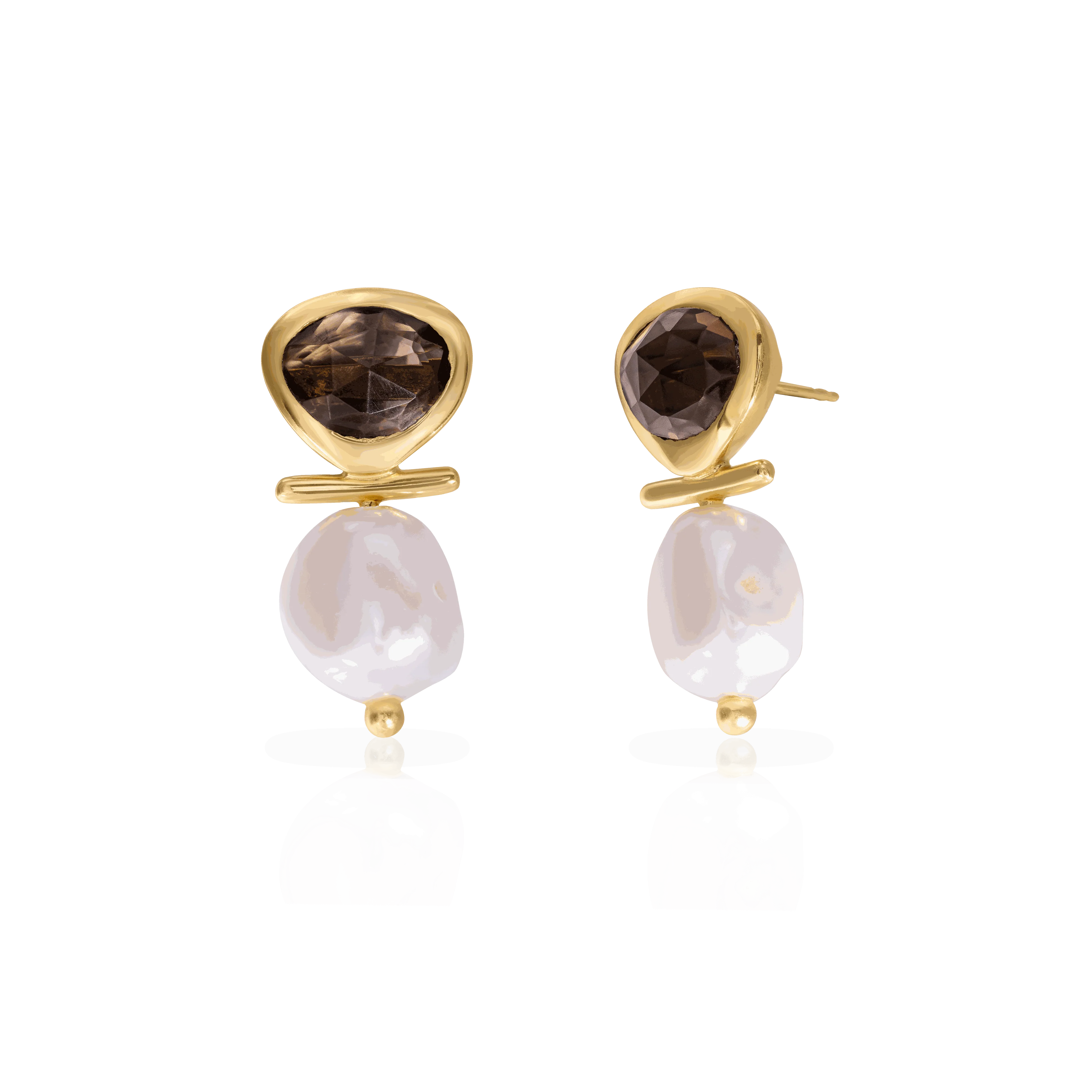 Estelle semi-precious stone earrings - Image 4