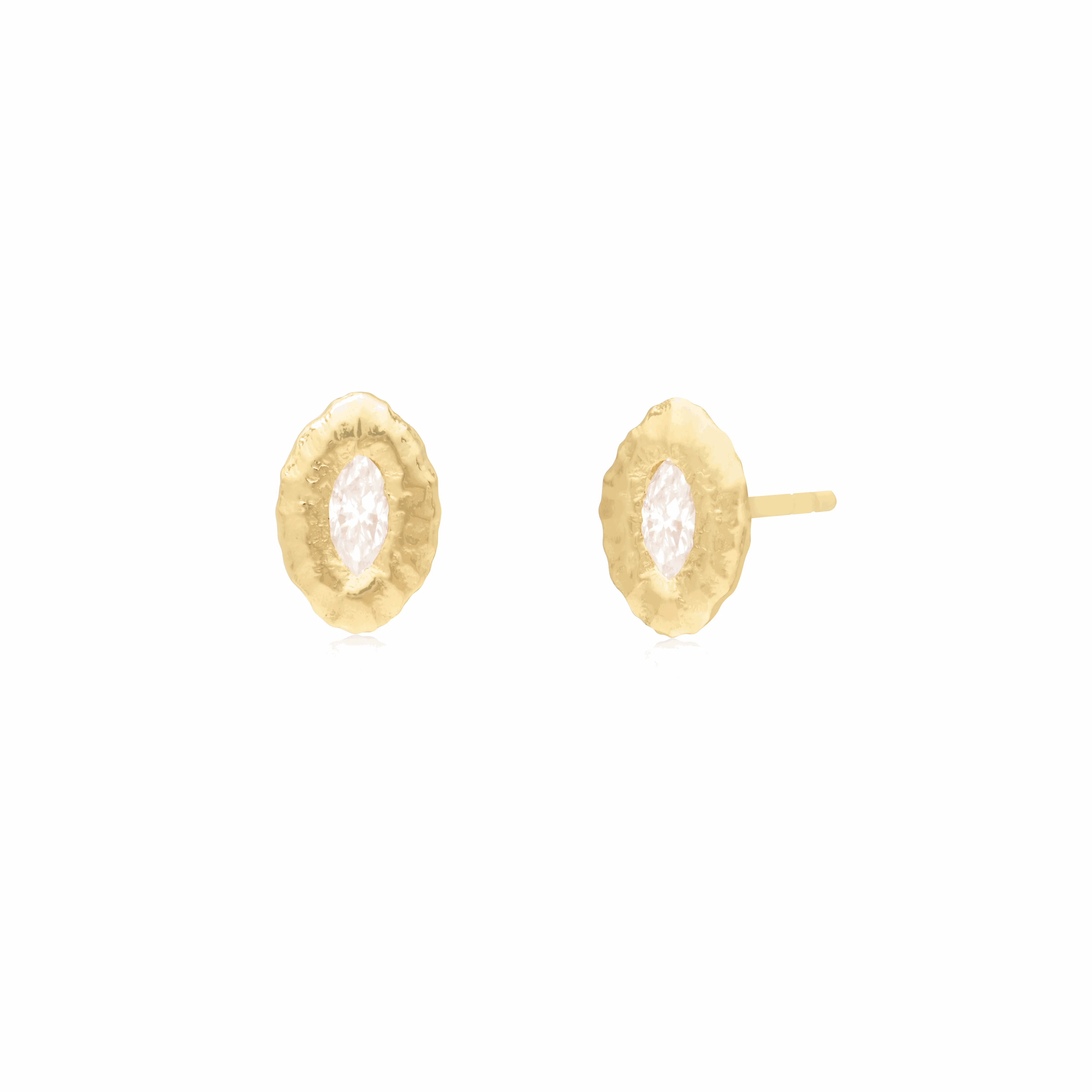 Eterna evil eye Moissanite Studs - Image 2