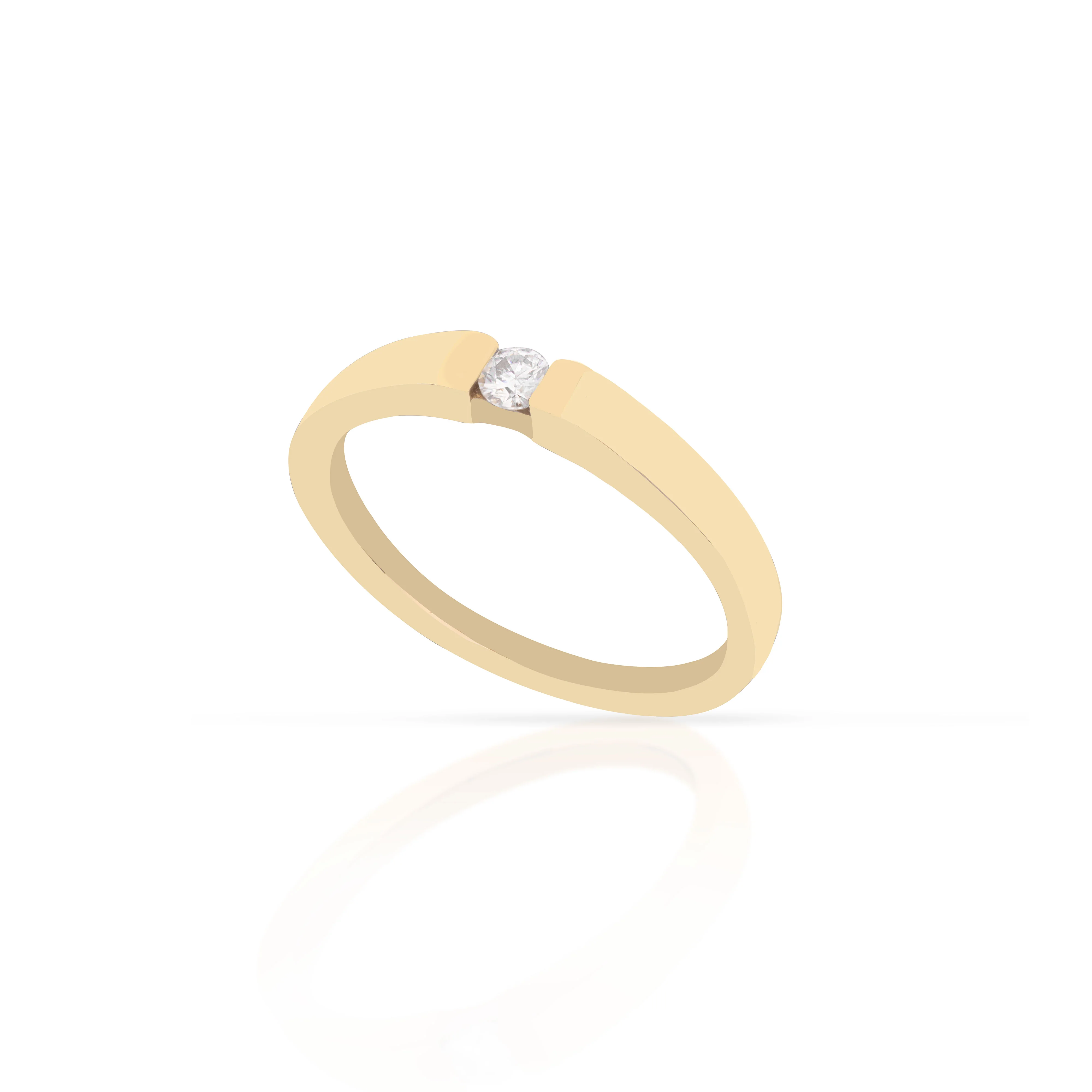 Etoile Moissanite ring