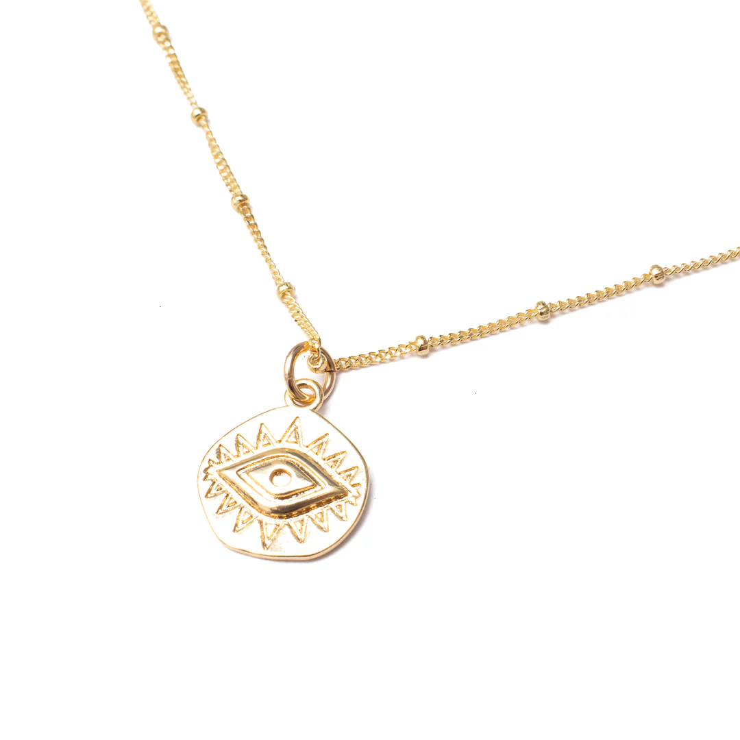 Riva Evil eye gold filled pendant