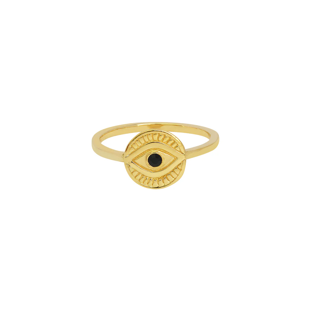 Evil Eye Round Ring - Image 2