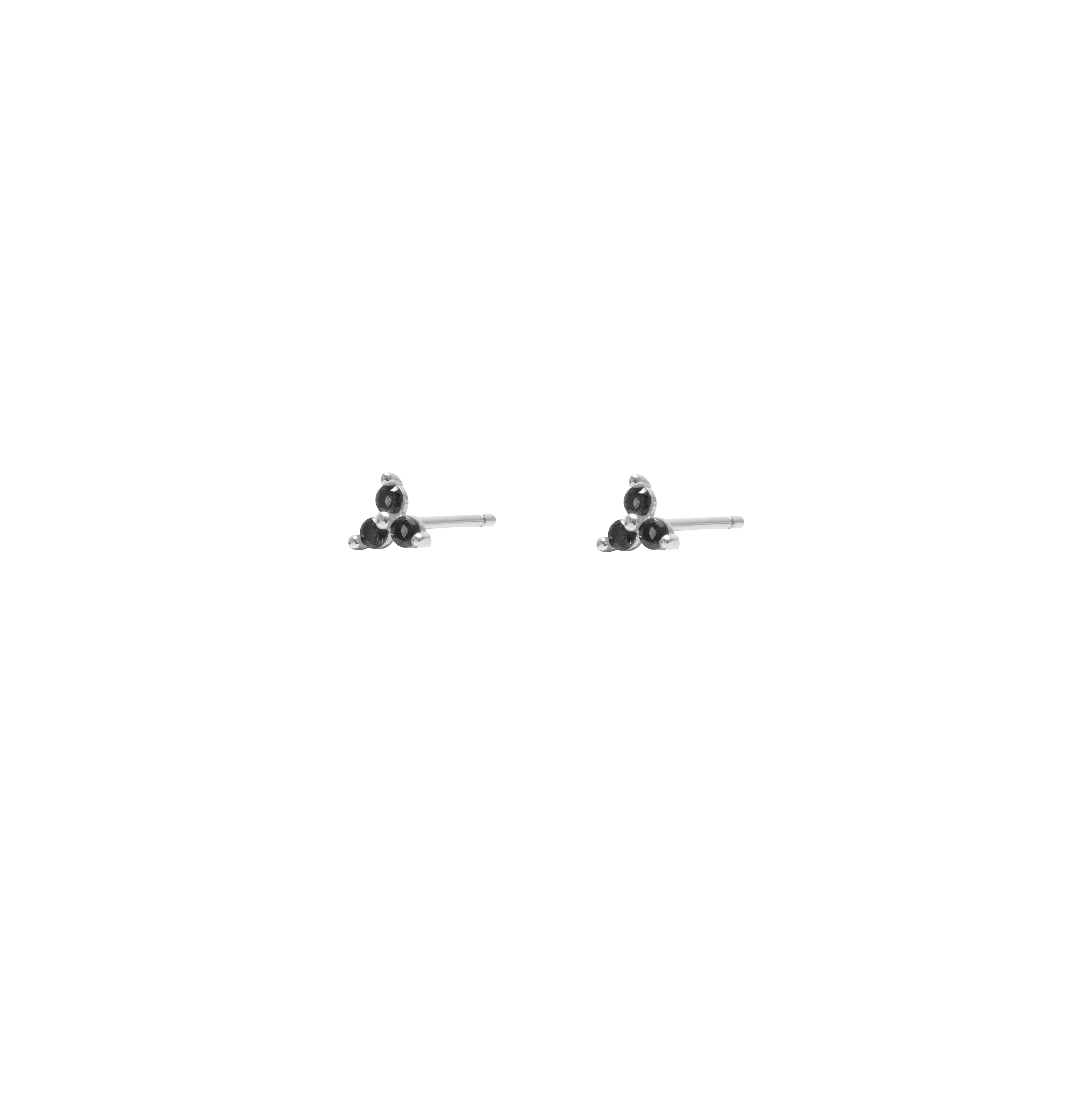 Flo coloured crystal stud earrings - Image 2