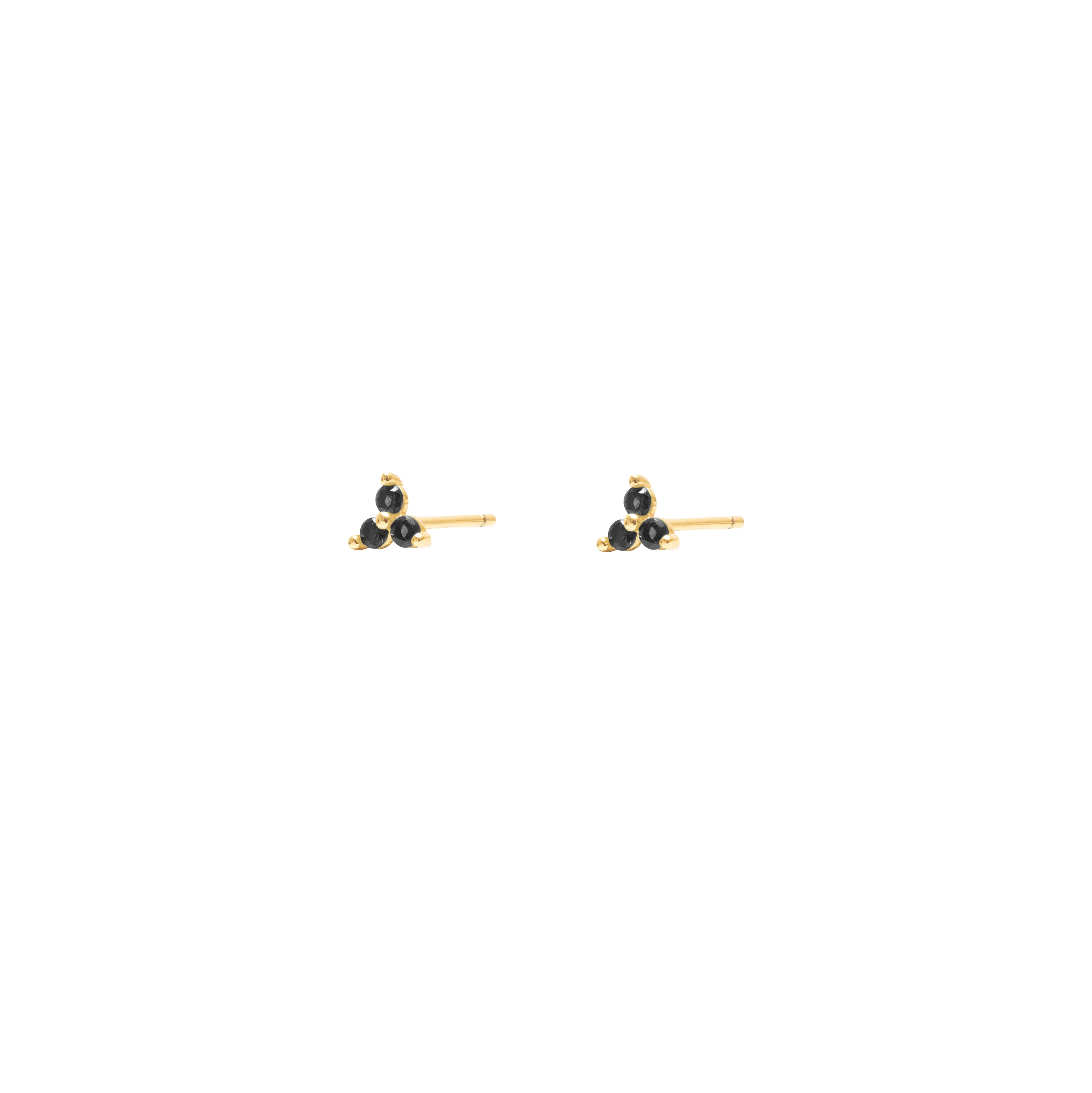 Flo coloured crystal stud earrings - Image 4