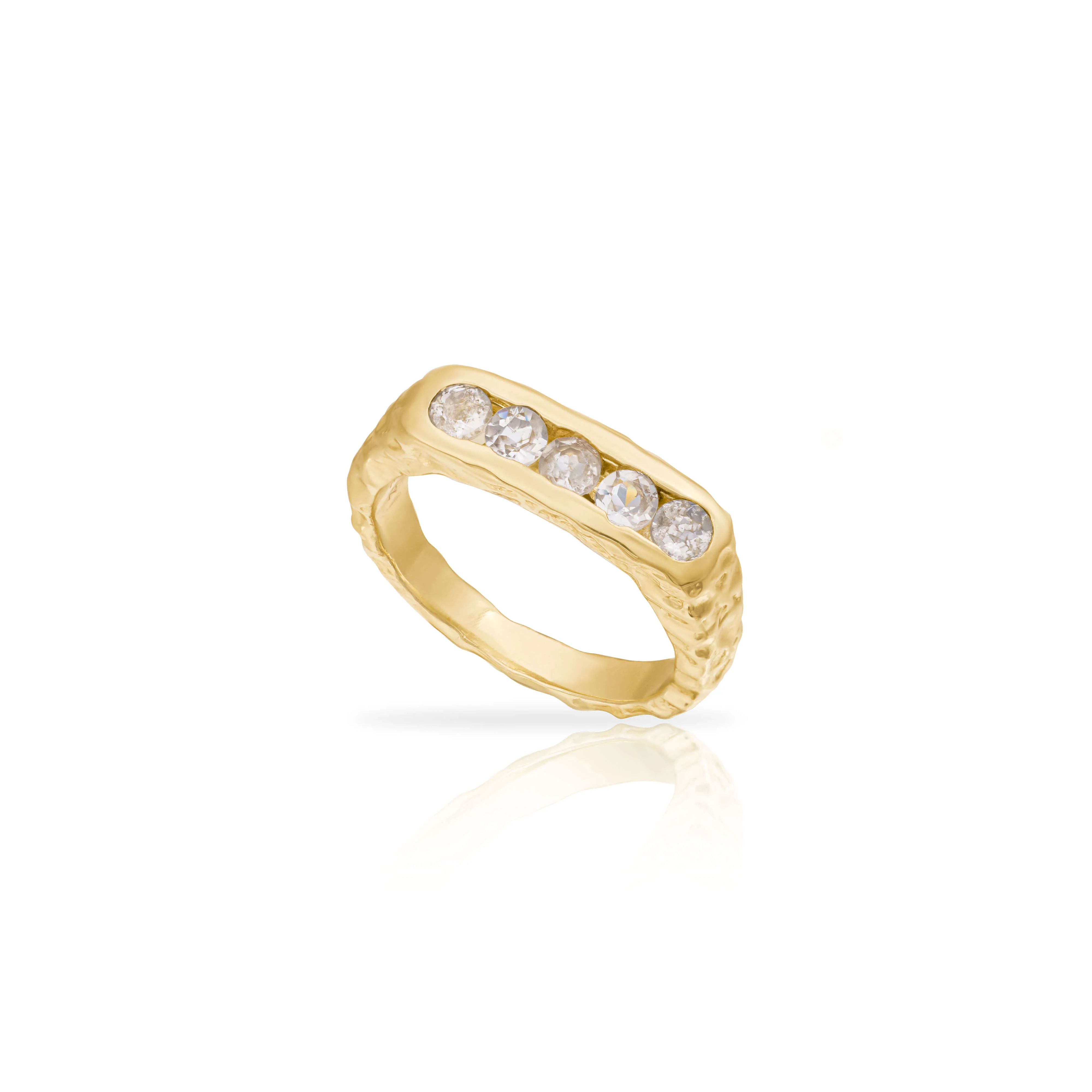Gia semi-precious ring