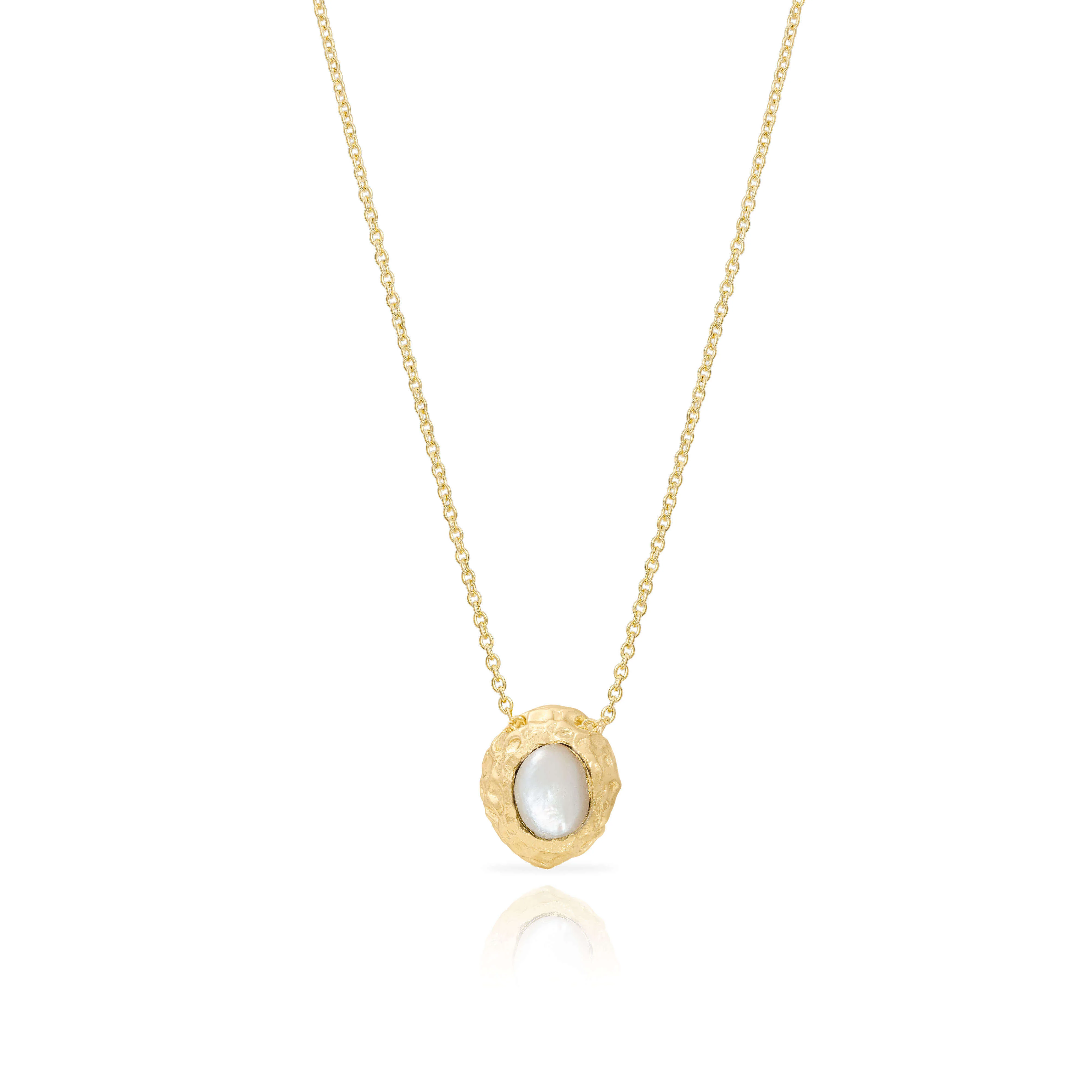 Glacelle semi-precious pendant