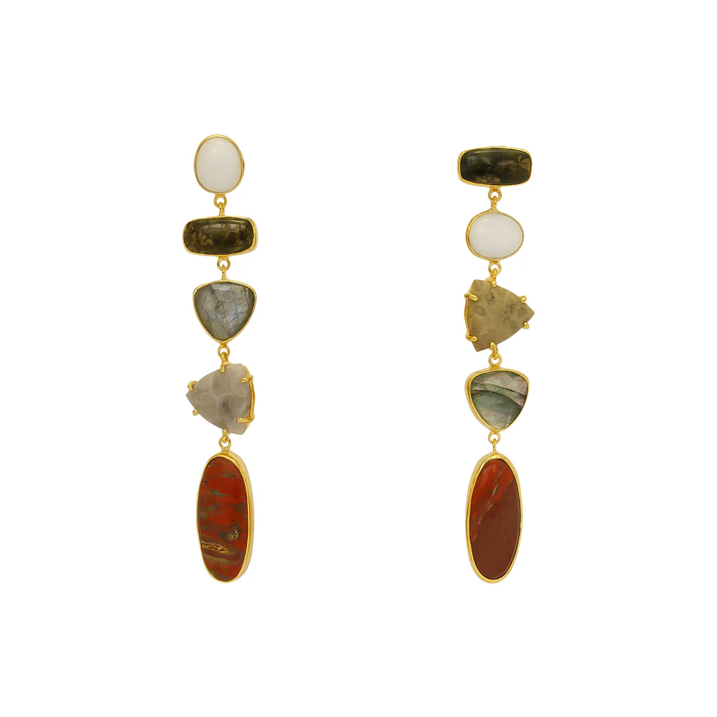 Gladie semi precious earrings - Image 2