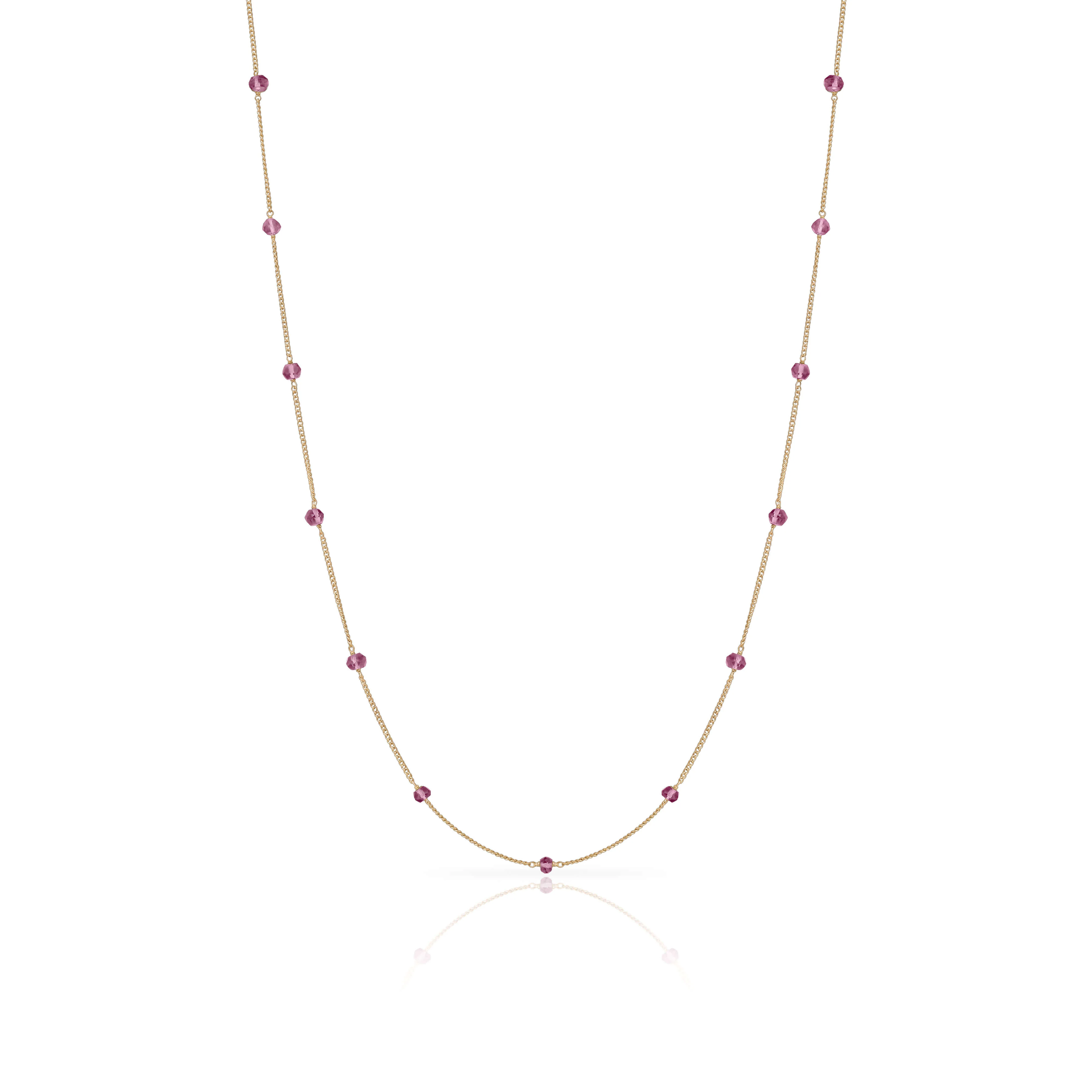 Amalia gold semi precious necklace - Image 13