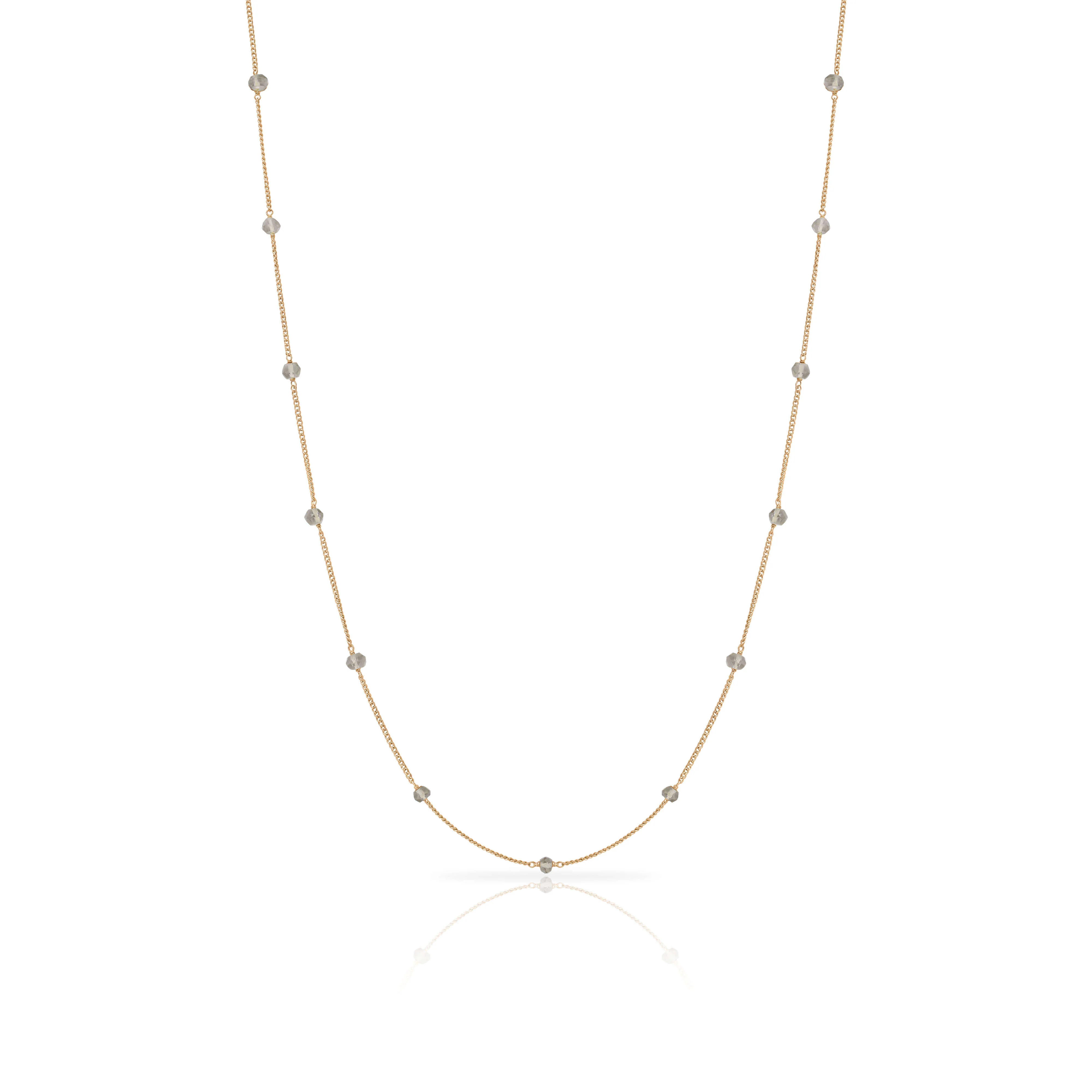 Amalia gold semi precious necklace - Image 7