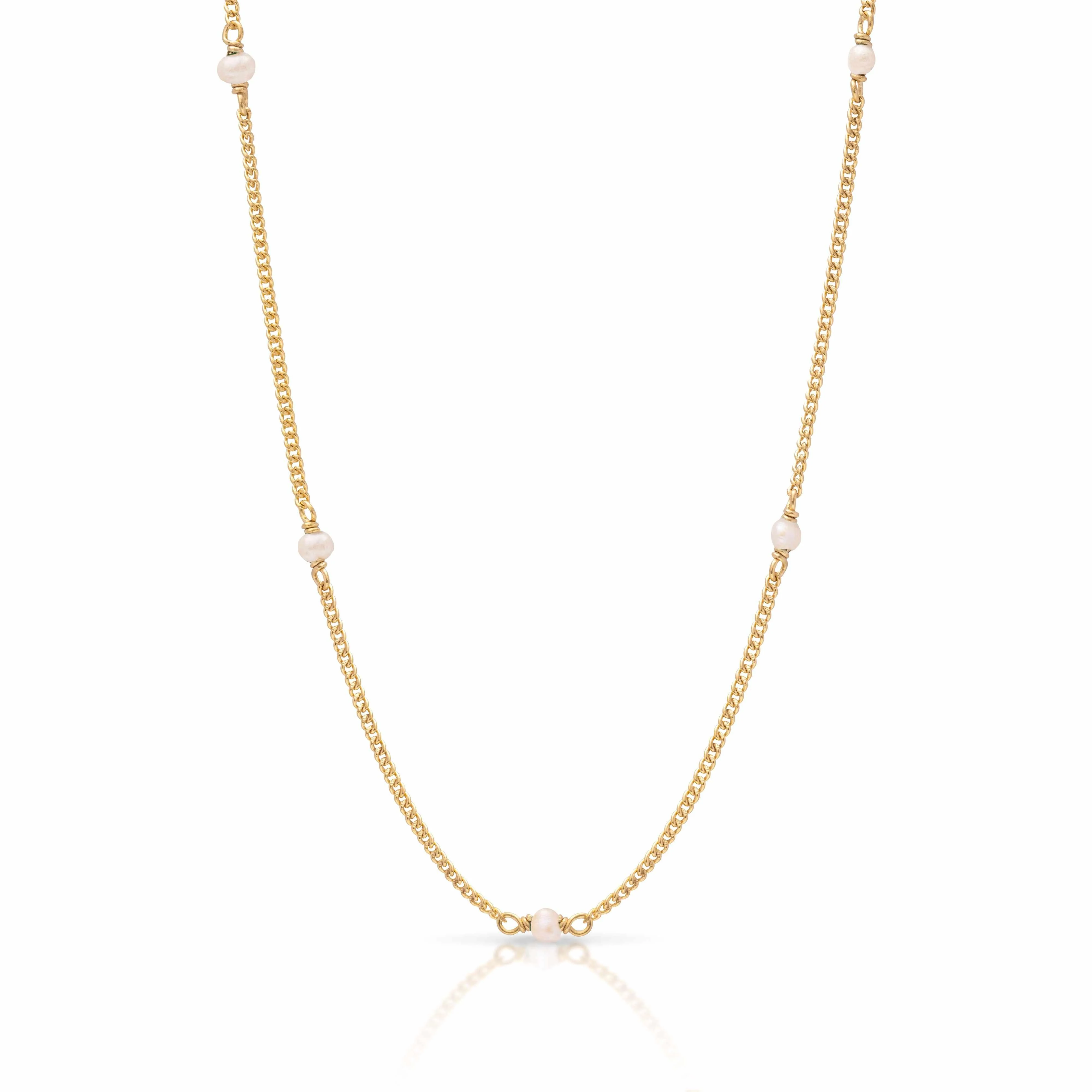 Amalia gold semi precious necklace - Image 9