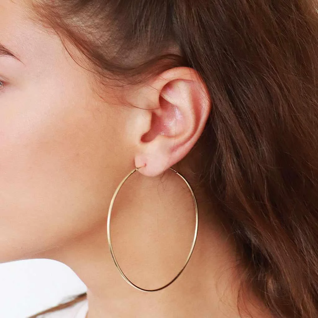 Gold filled Hoop earrings - Image 10