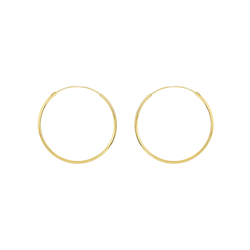 Gold filled Hoop earrings - Image 4