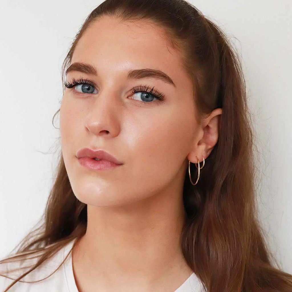 Gold filled Hoop earrings - Image 7