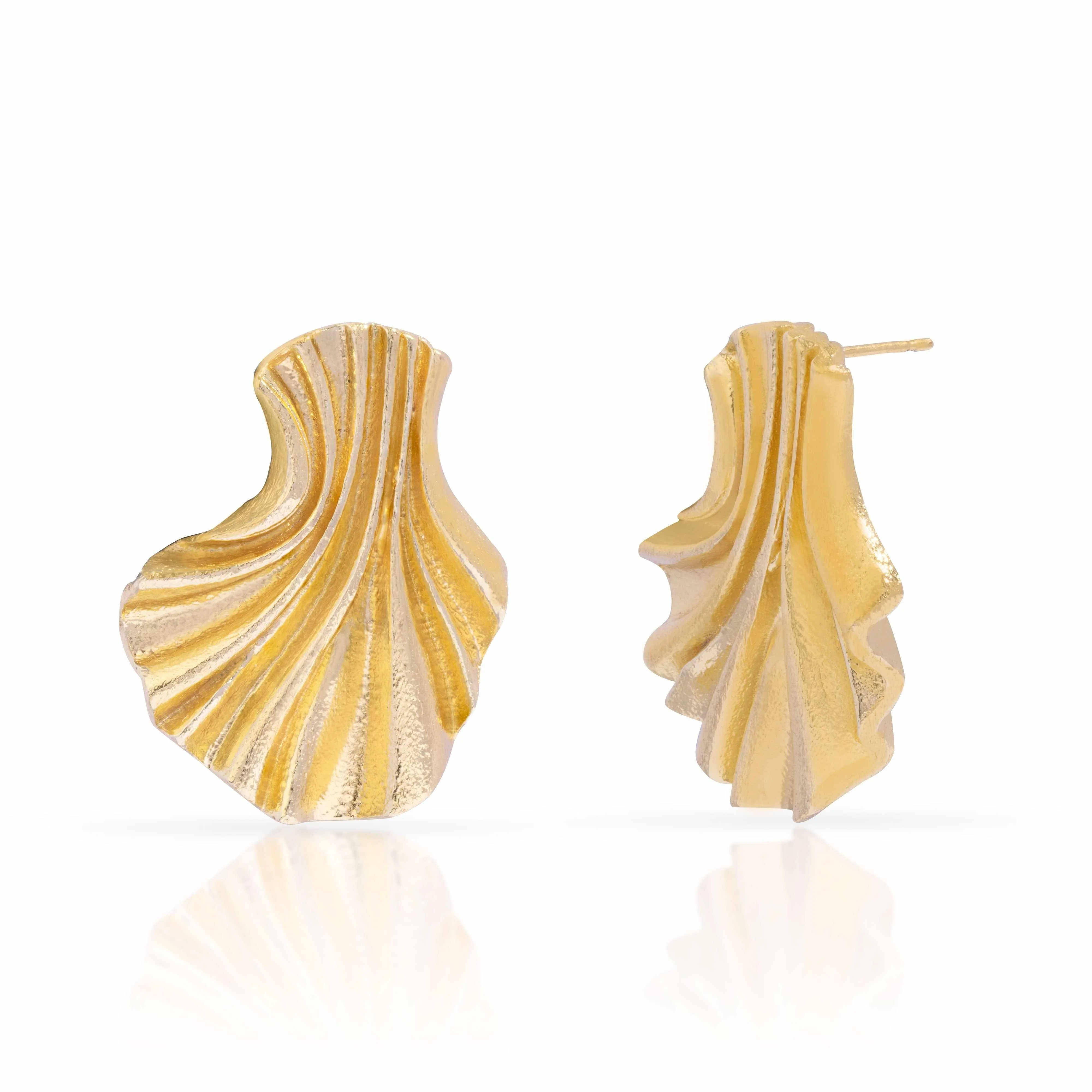 Sloane fan gold plated