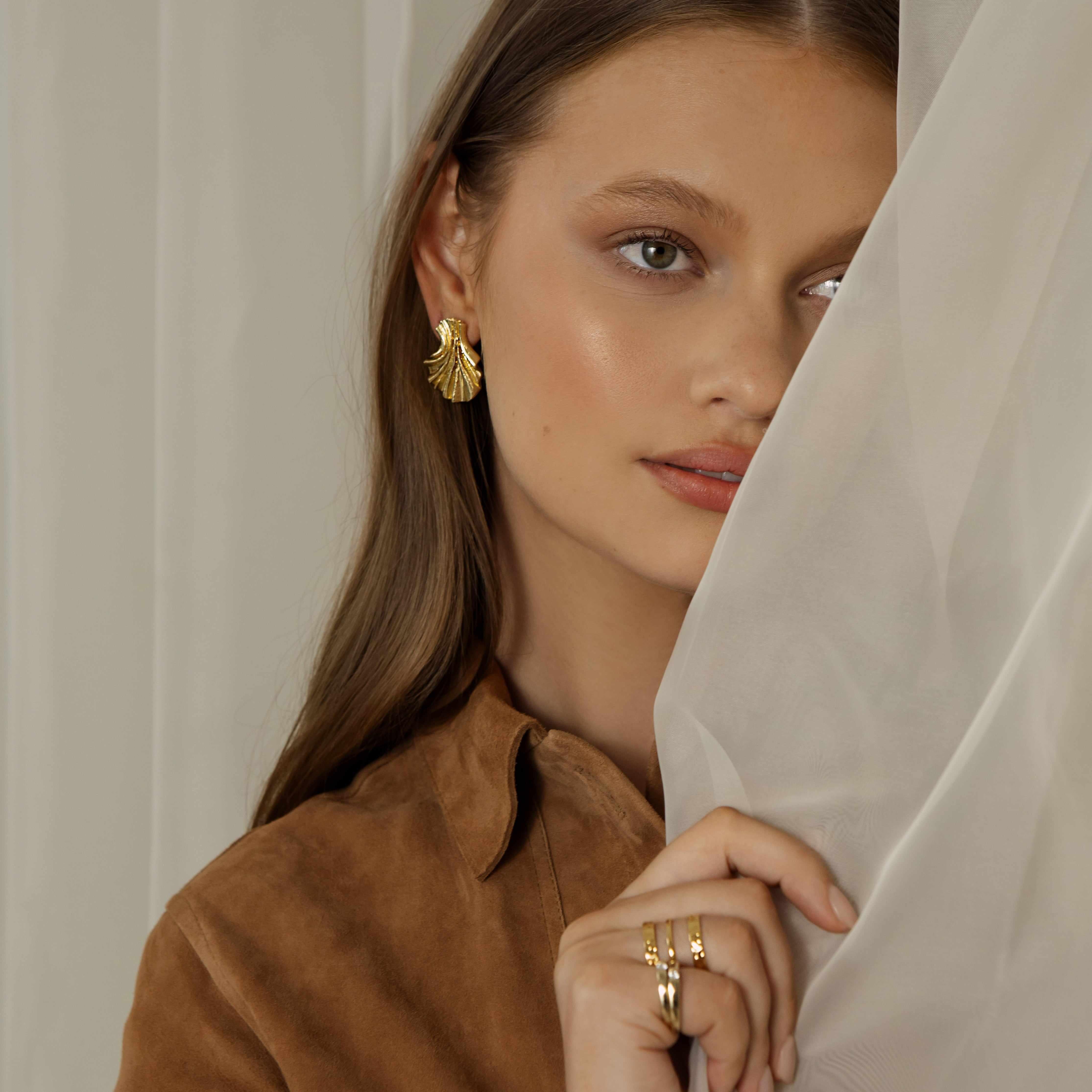 Sloane fan gold plated - Image 2