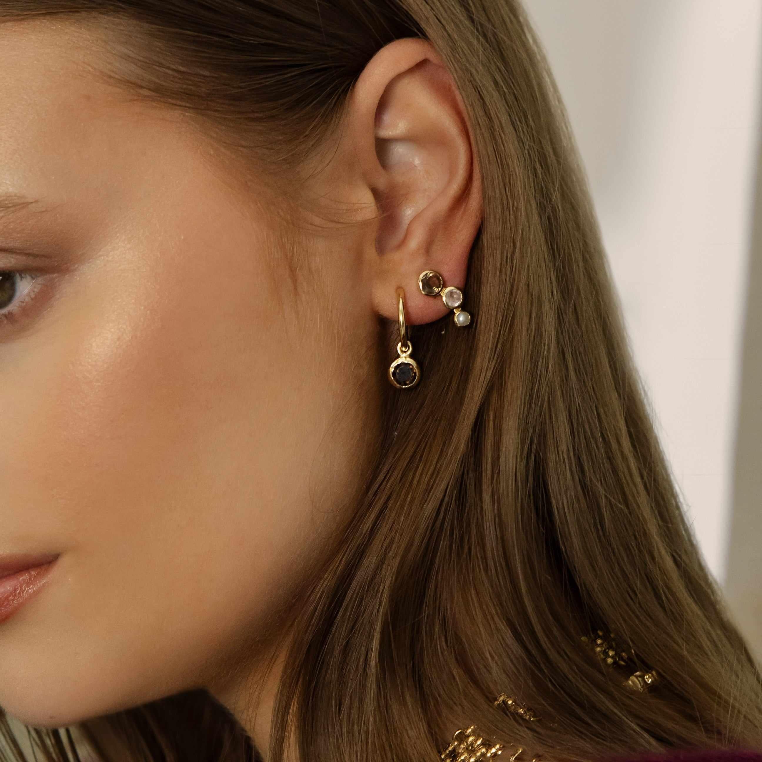 Yarrow semi precious earrings - Image 6