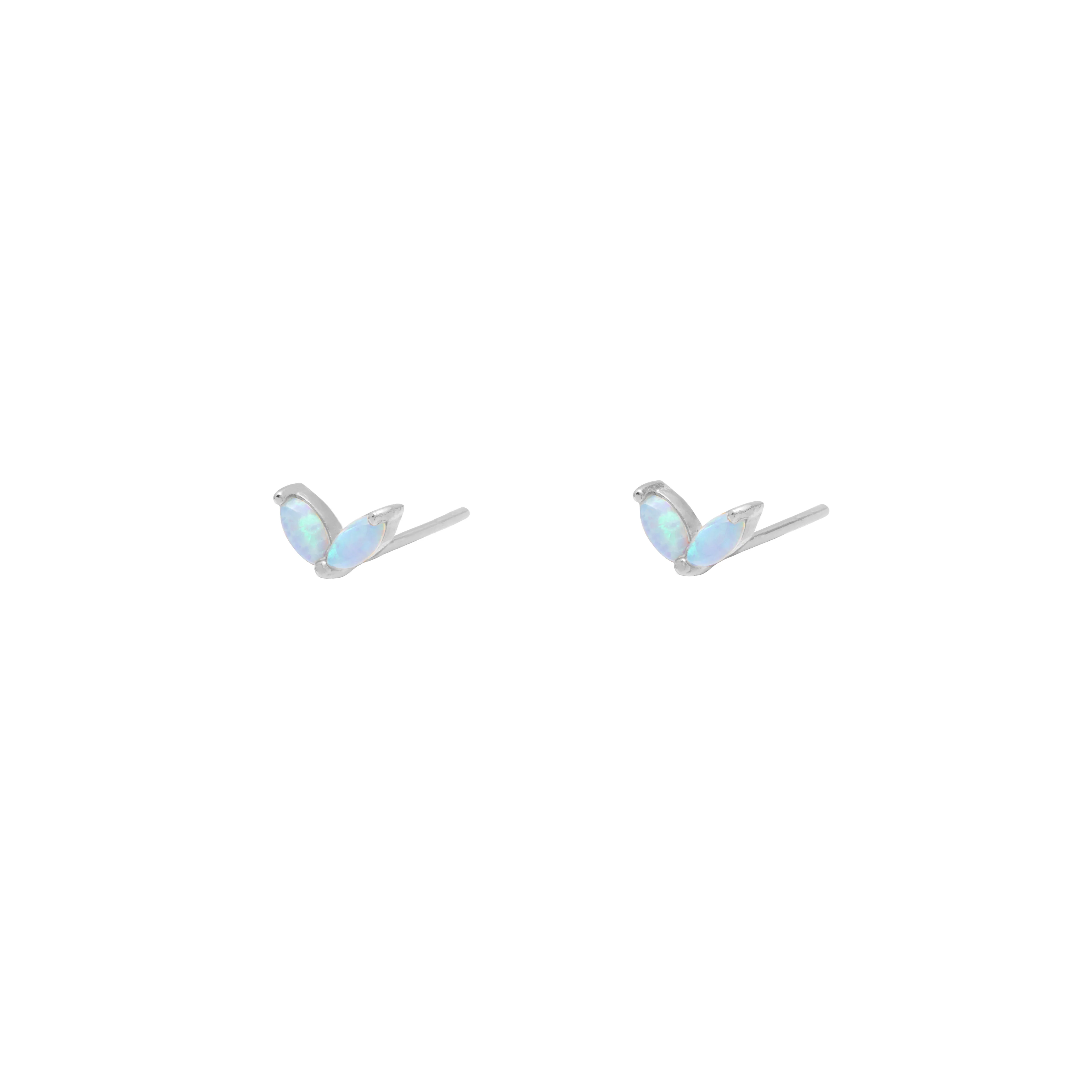 Gweni opalite 1 micron gold studs - Image 4