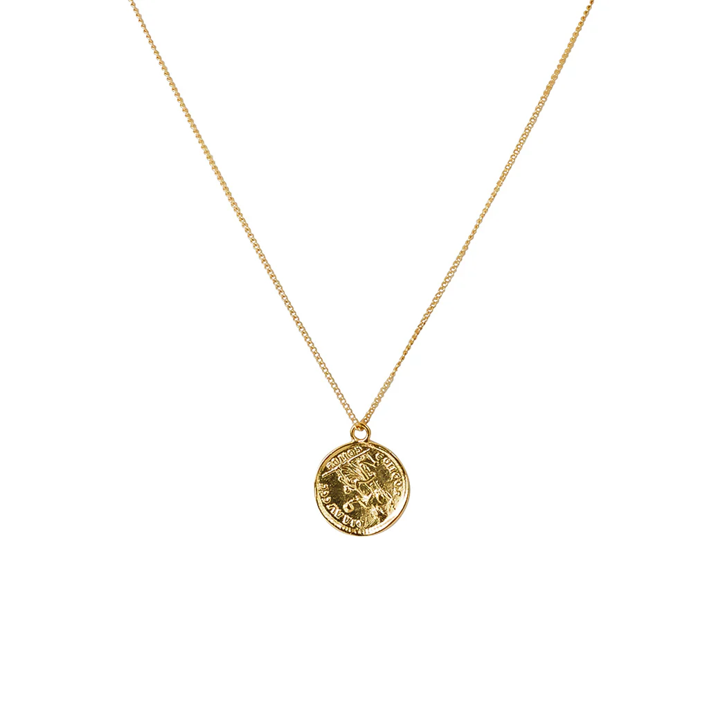 Haldis gold filled coin necklace - Image 4
